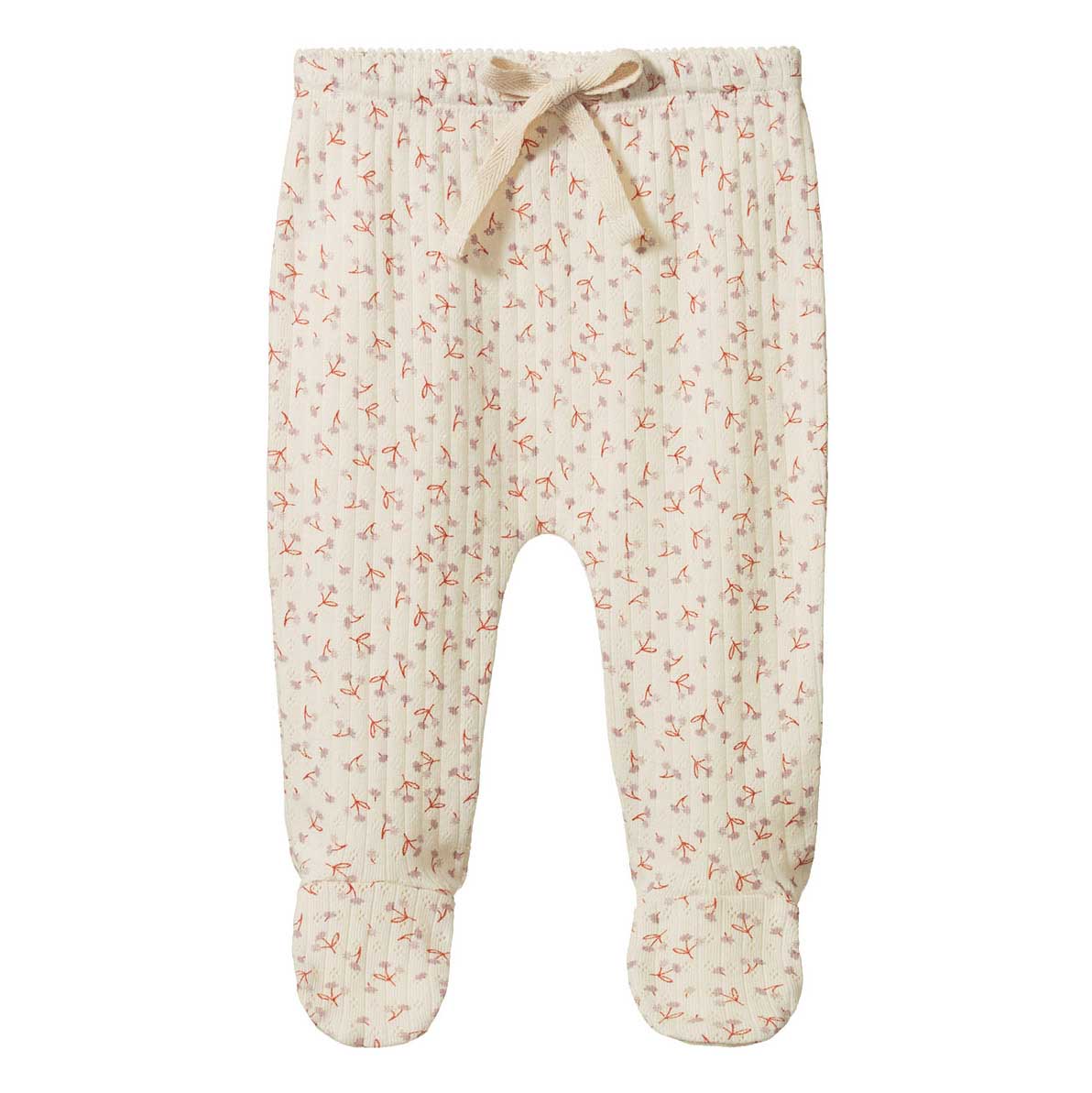 Nature Baby Footed Rompers Pointelle