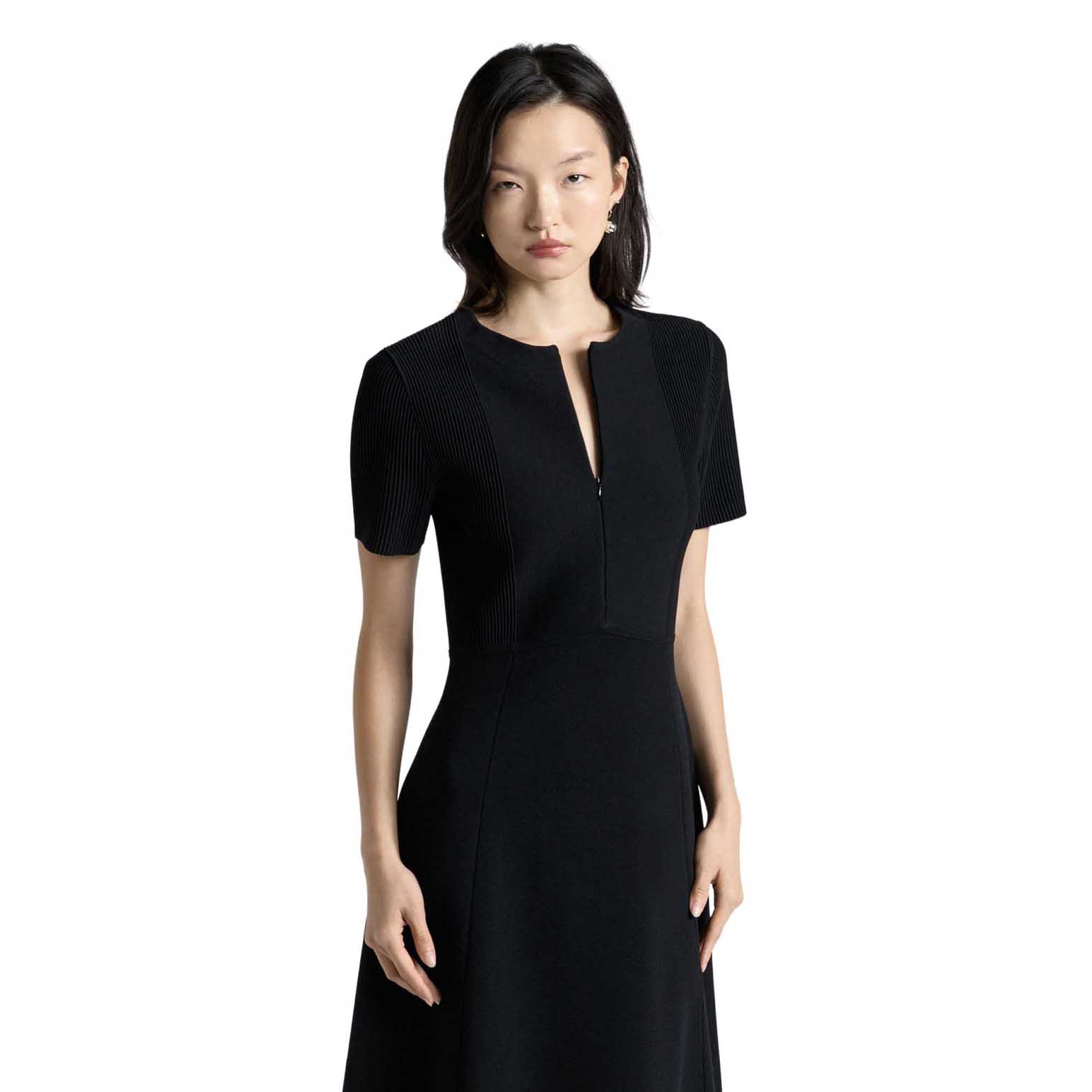 Cue Milano Ottoman Stitch Midi Dress | Ballantynes Department Store Cue Milano Ottoman Stitch Midi Dress | Ballantynes Department Store