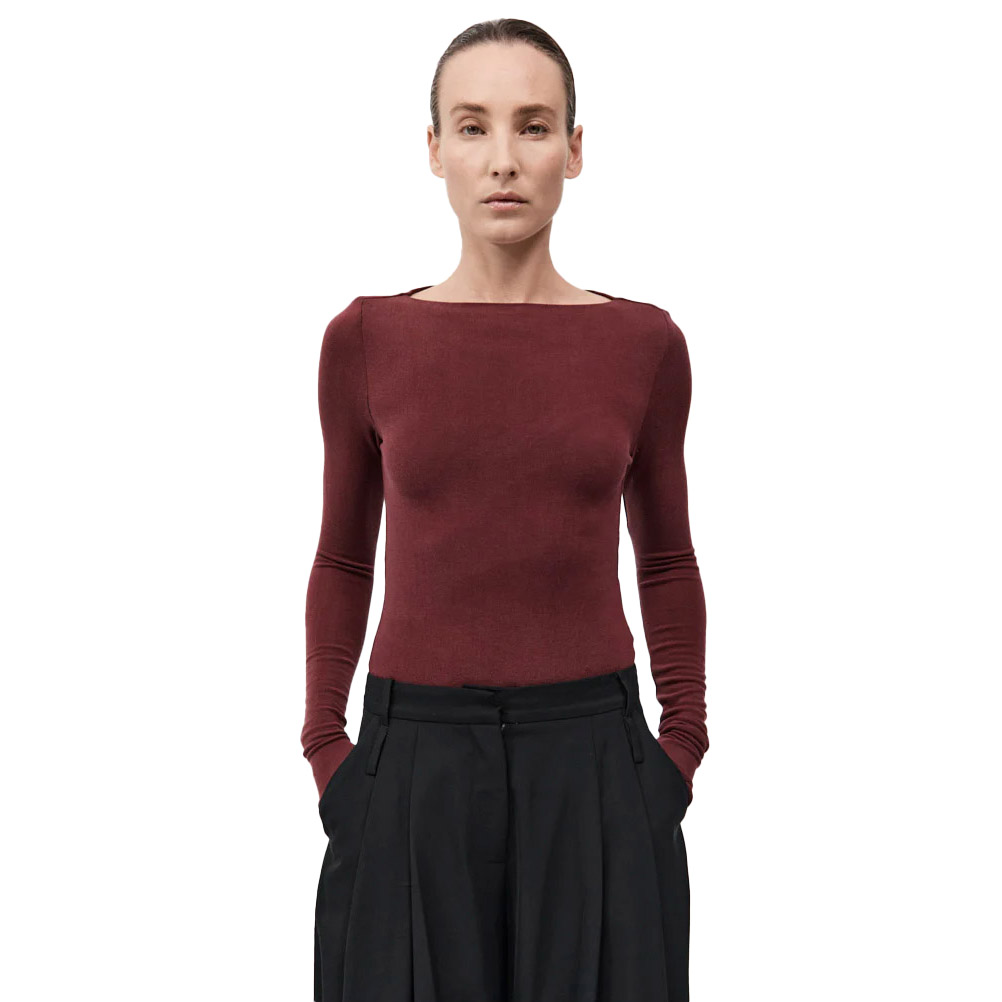 St. Agni Bateau Long Sleeve Jersey Top