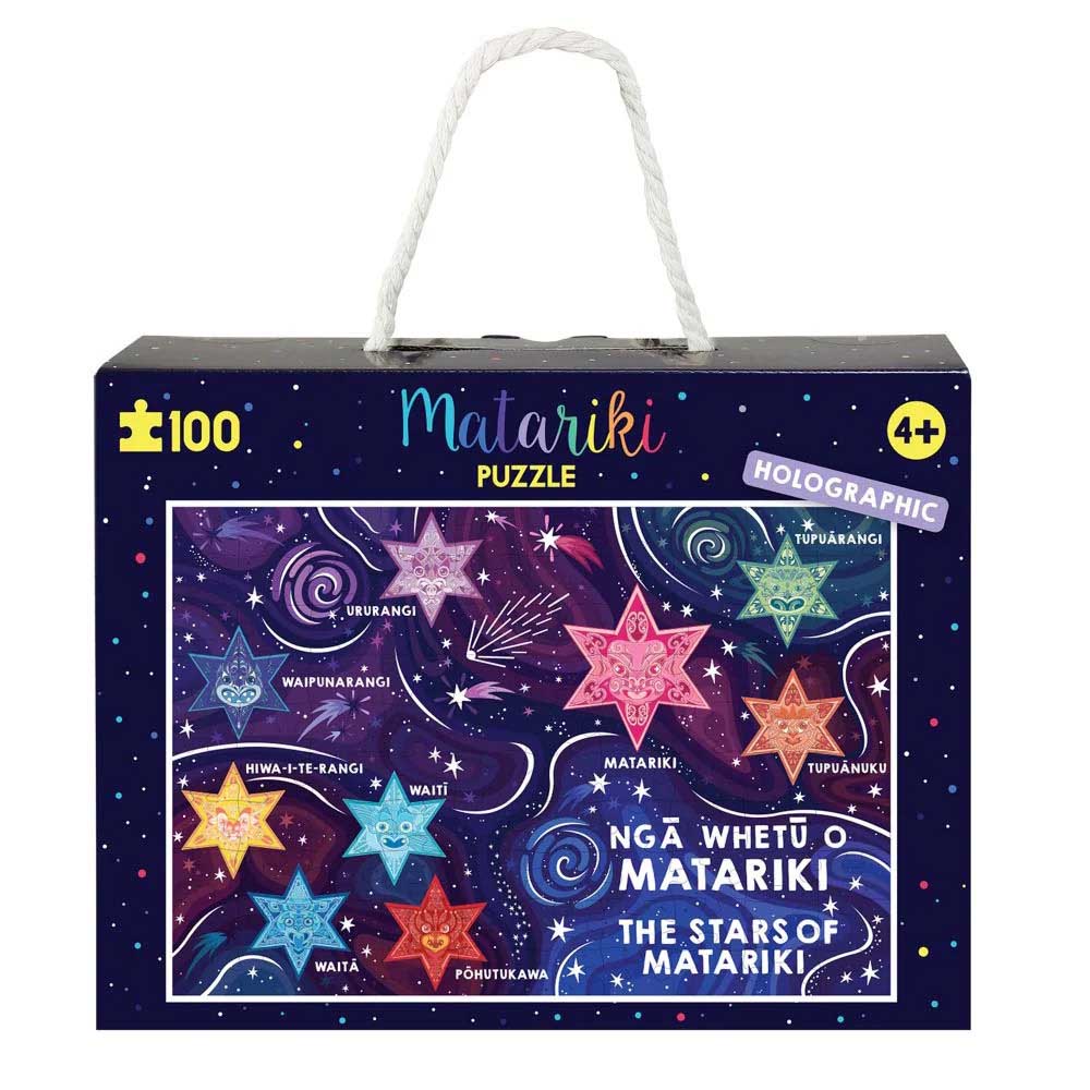 NZ Matariki Puzzle Iridescent Foil 100 Piece