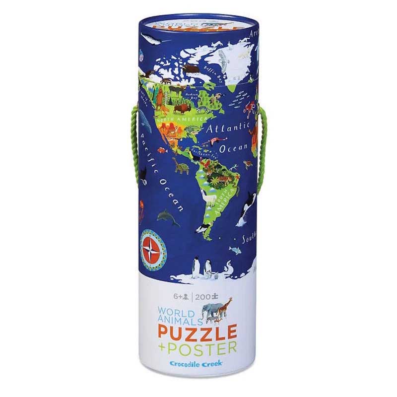 Crocodile Creek Ocean Animals Puzzle 200pc