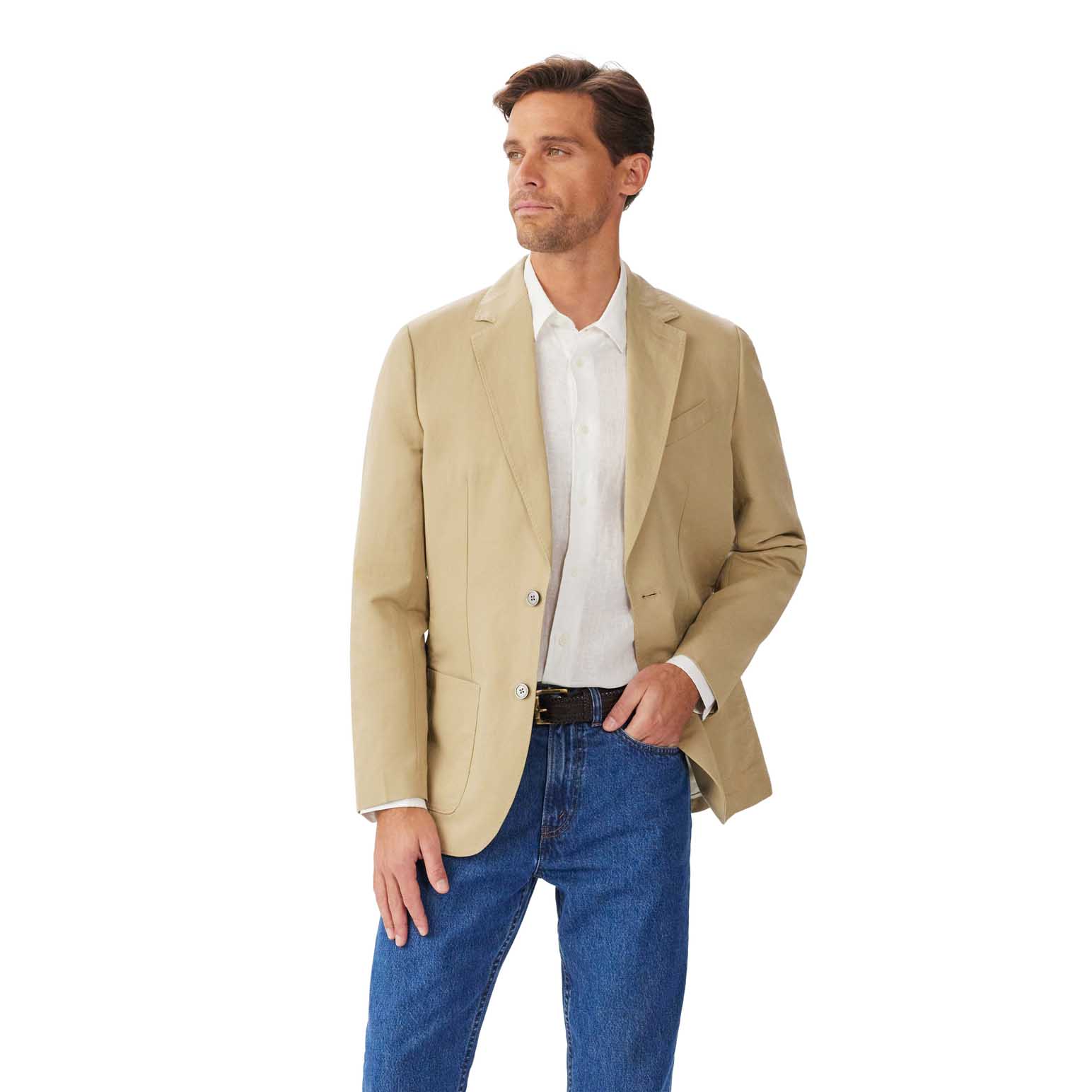 R.M. Williams Society Cotton Linen Blazer