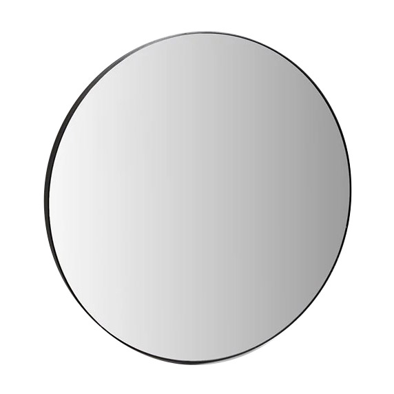 NED Collections Circular Mirror Medium Black