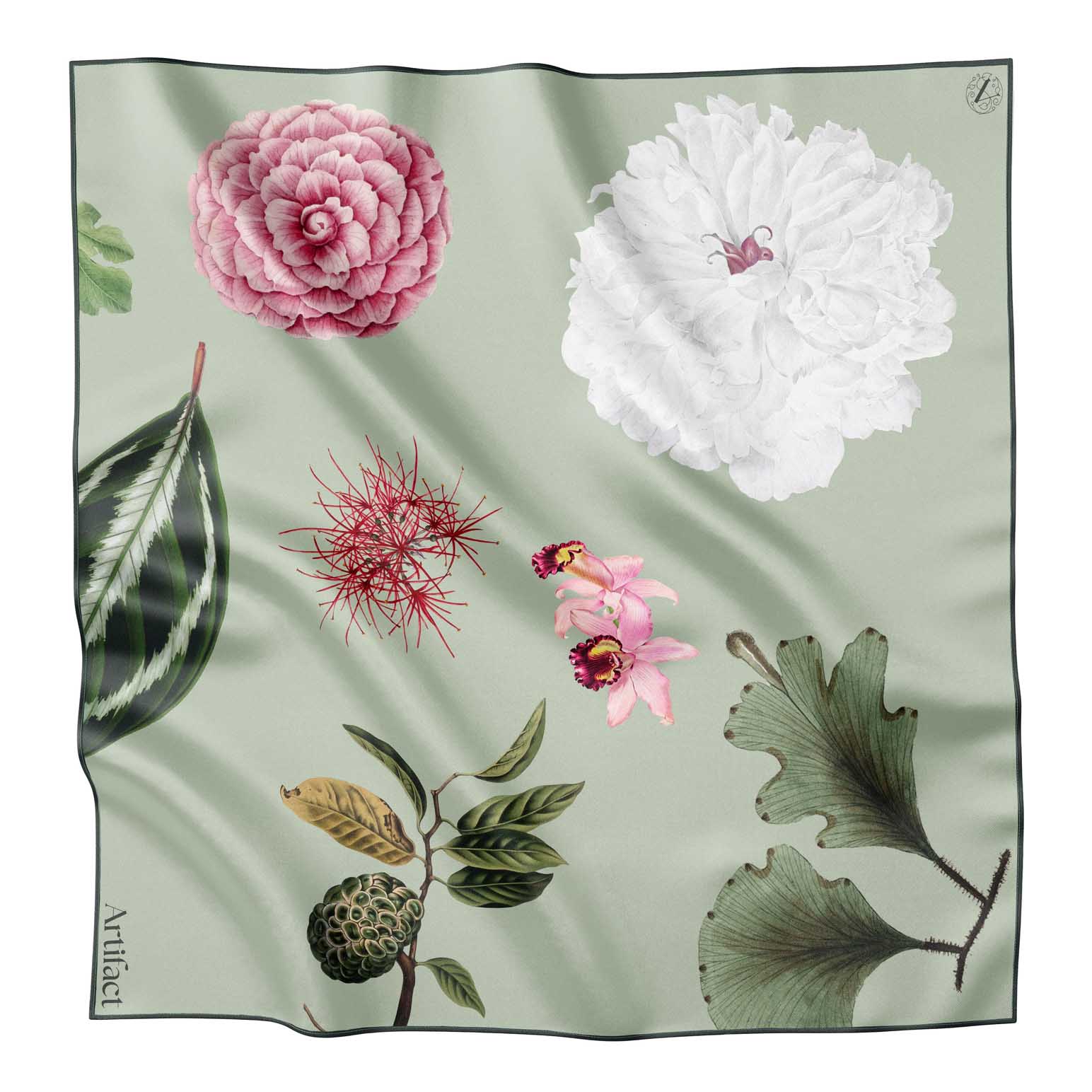 Artifact Silva Flora Square Silk Scarf