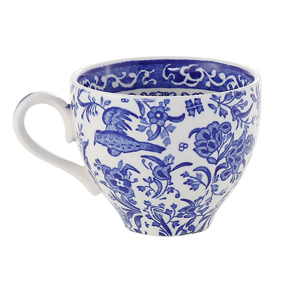 Burleigh Blue Regal Peacock Tea Cup