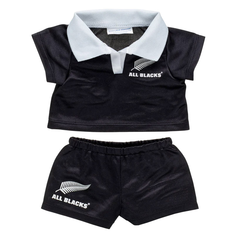 Build A Bear All Blacks Rugby Jersey Set
