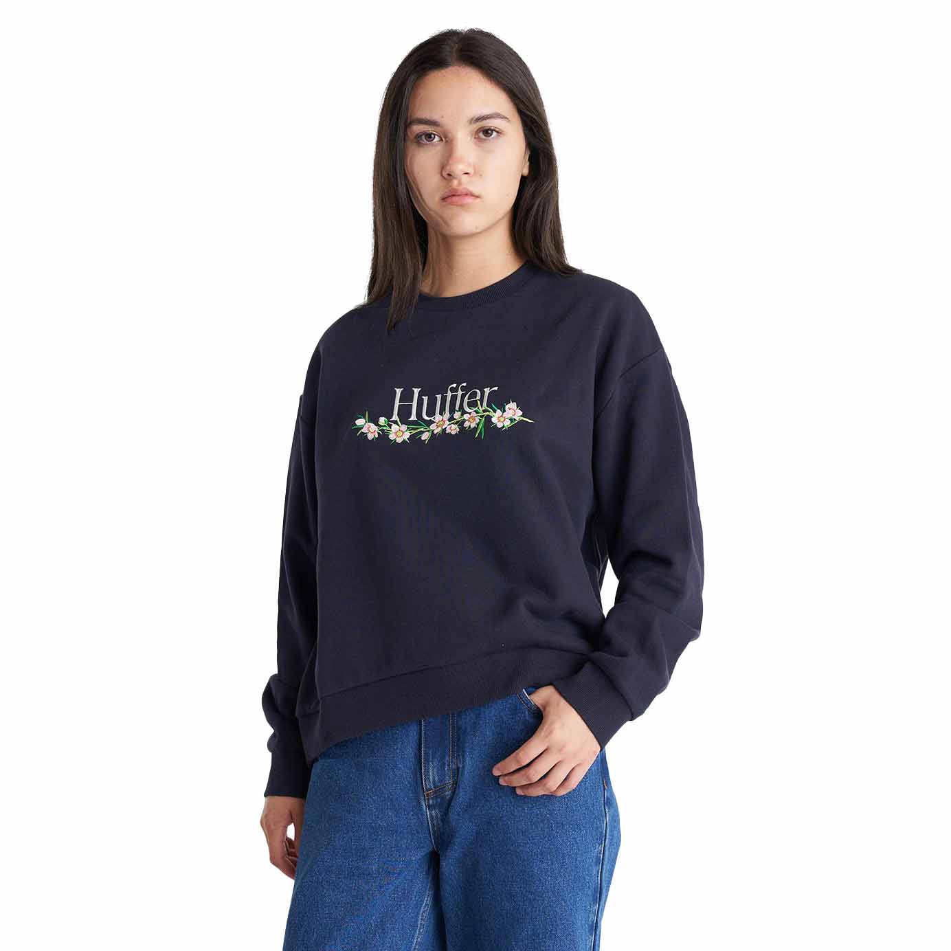Huffer Slouch Crew 350/Manuka