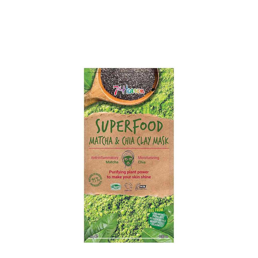 7th Heaven Superfood Matcha & Chia Clay Mask