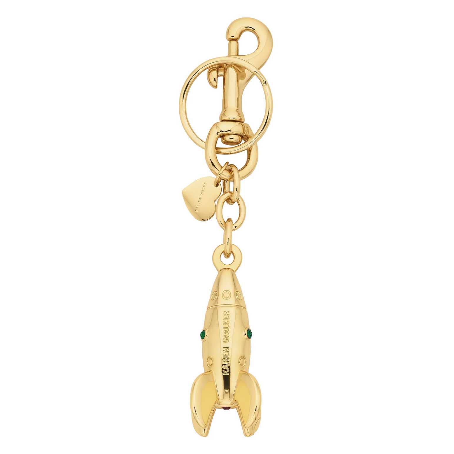 Karen Walker Rocket Charm Gold