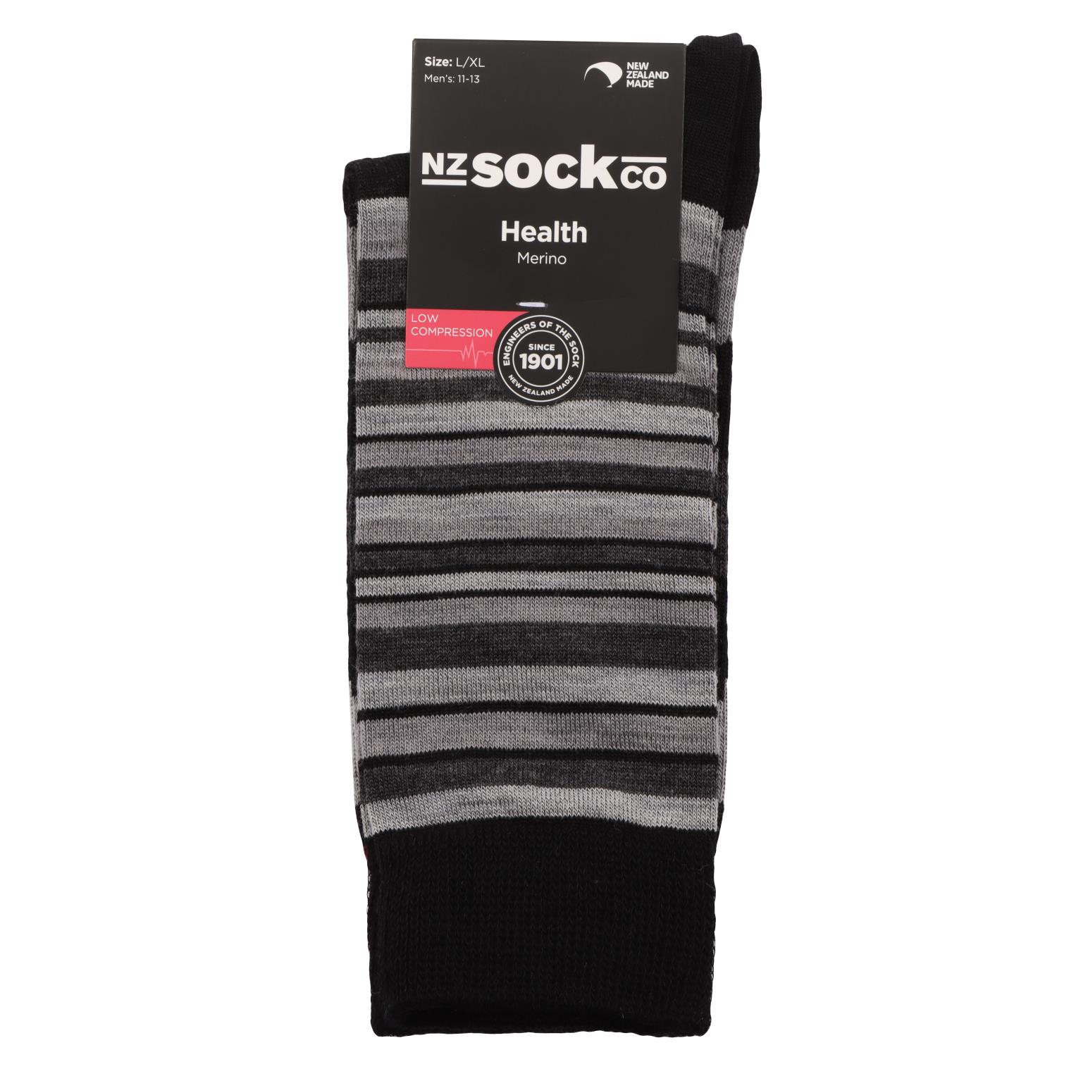 NZ Sock Merino Multi Stripe