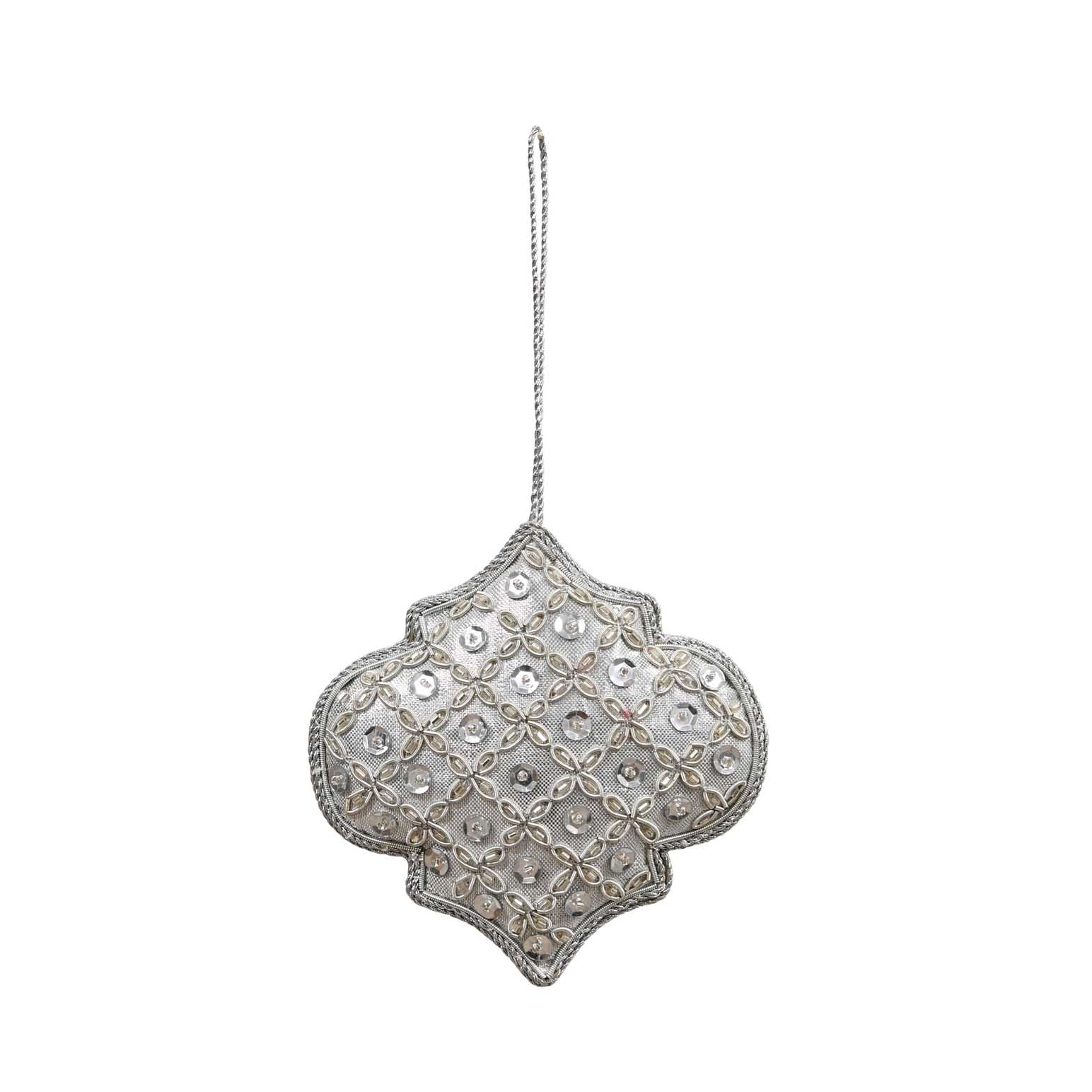 Maytime Majestic Hanging Diamond Onion - Silver