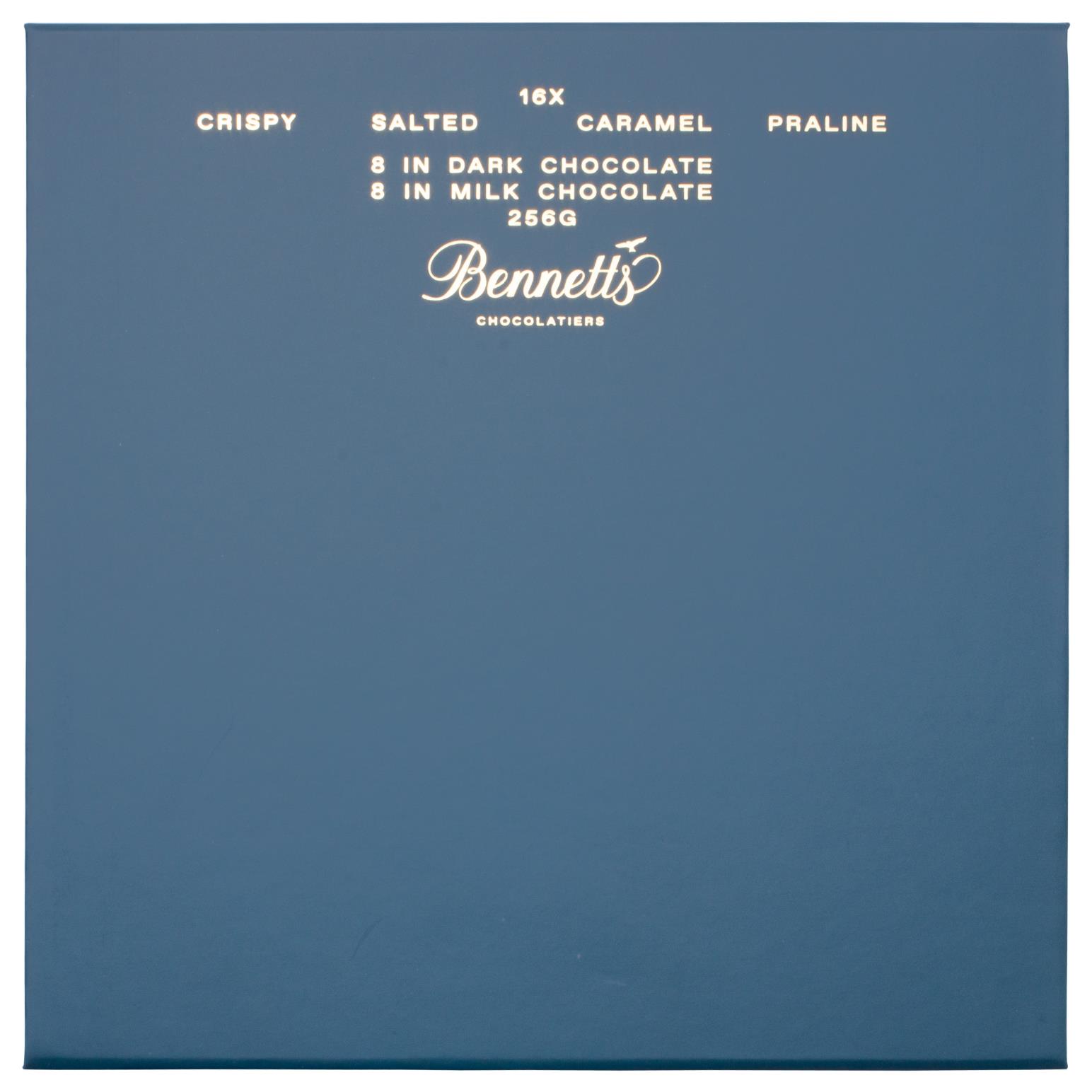 Bennetts of Mangawhai Crispy Salted Caramel Praline 16 Piece Giftbox 256g