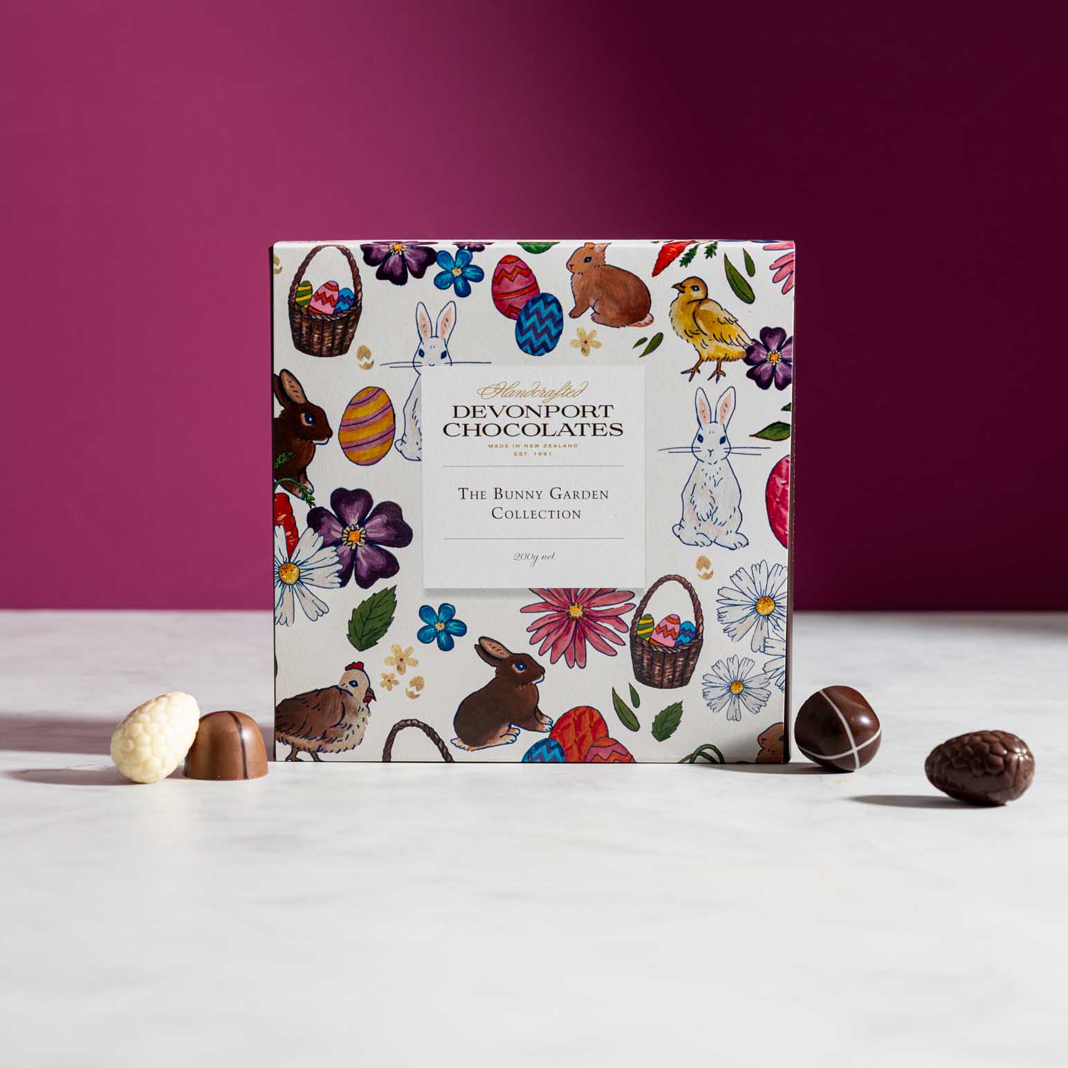 Devonport Chocolates The Bunny Garden Easter Collection 200g