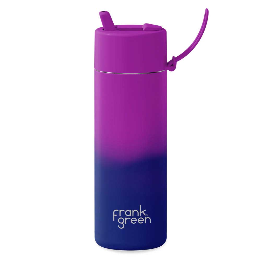 Frank Green Colour Change Stainless Steel Reusable Bottle 25oz Twilight