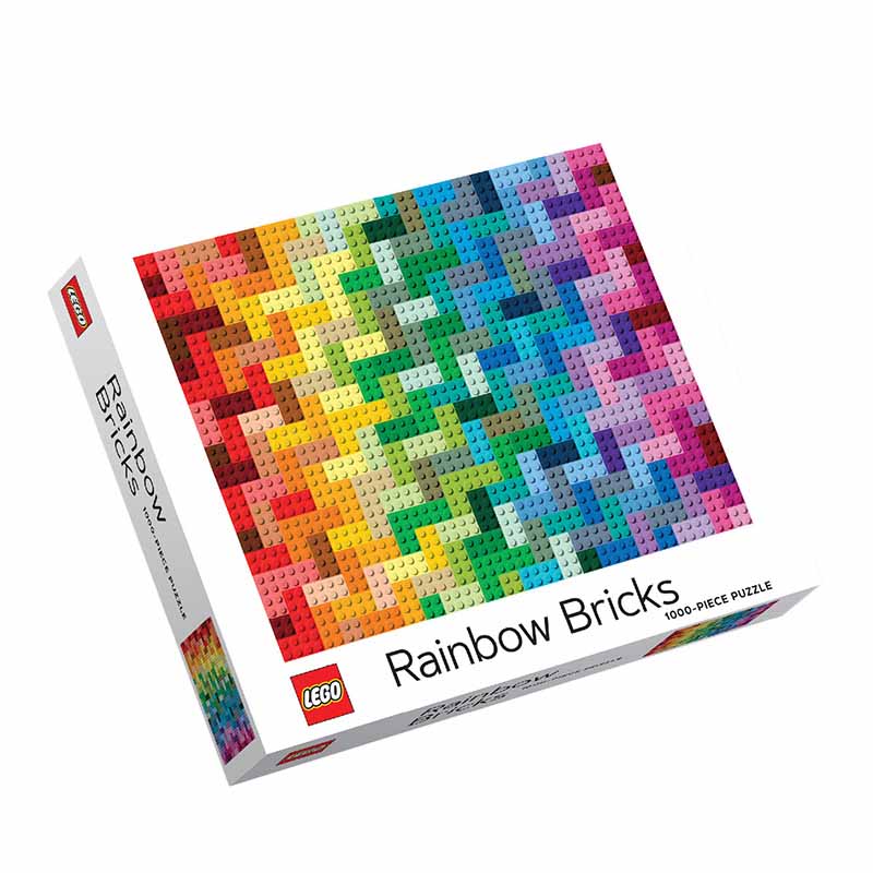 LEGO Rainbow Bricks 1000 Piece Jigsaw