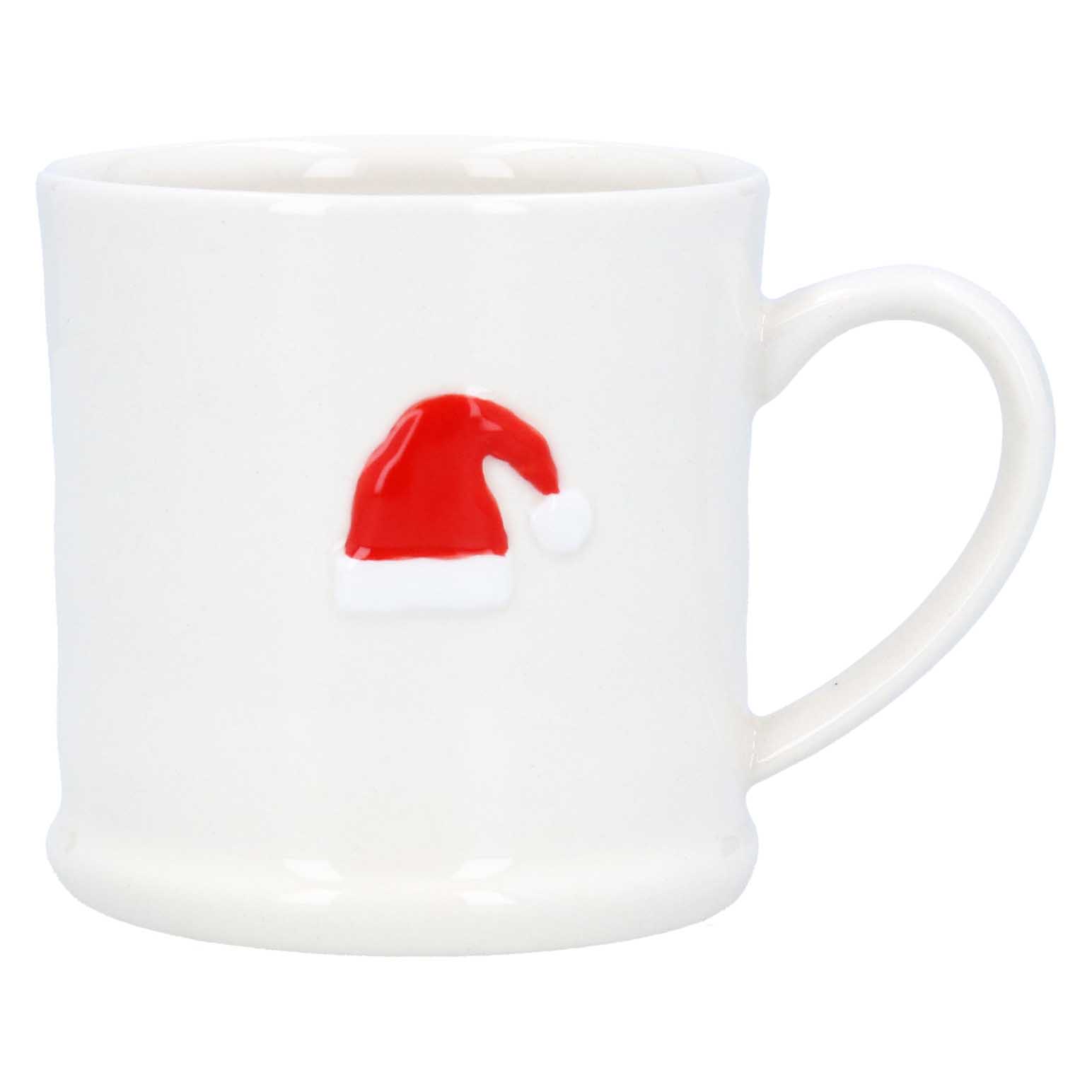 Gisela Graham Santa Hat Stoneware Mini Mug