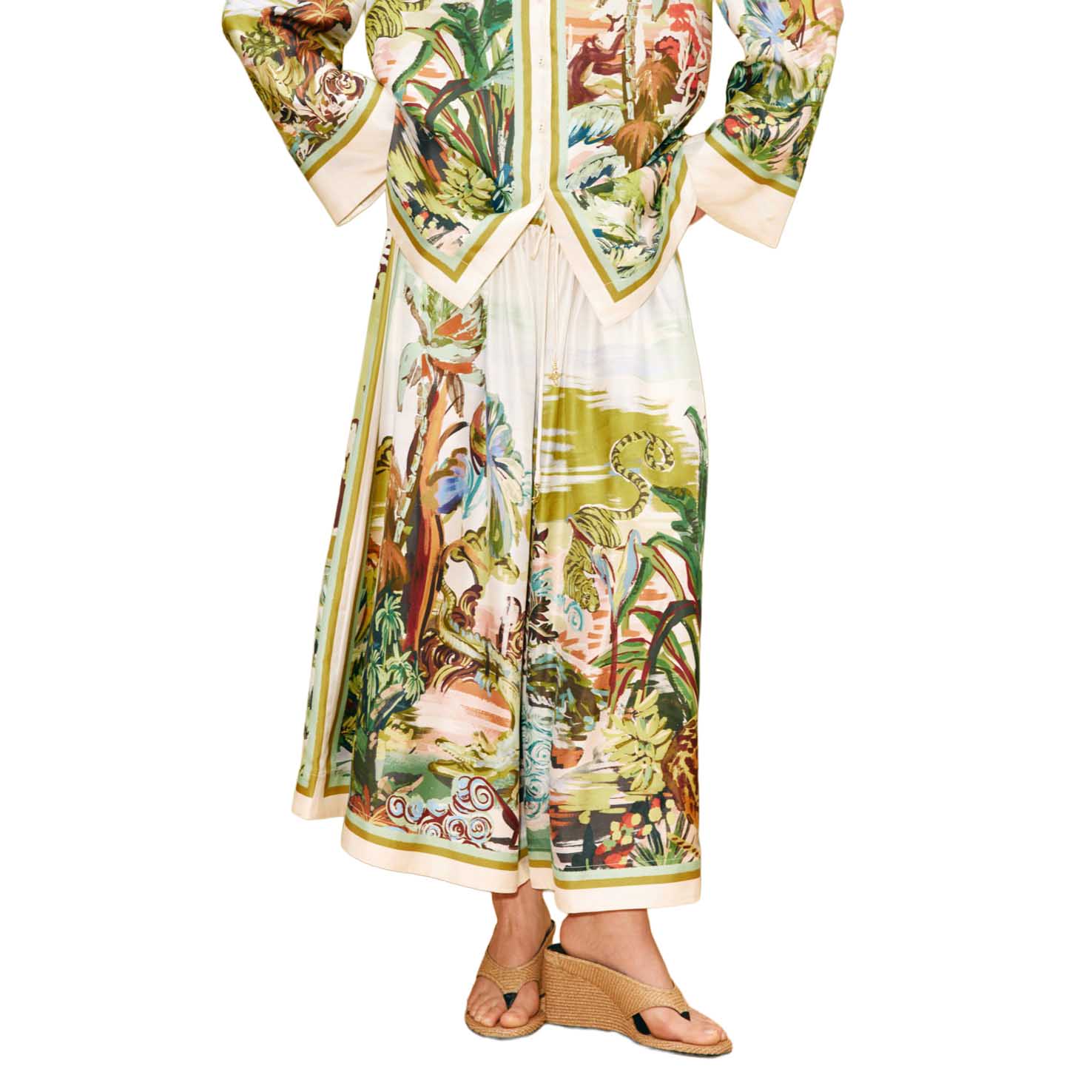 AL&Eacute;MAIS Jungle Boogie Silk Culotte