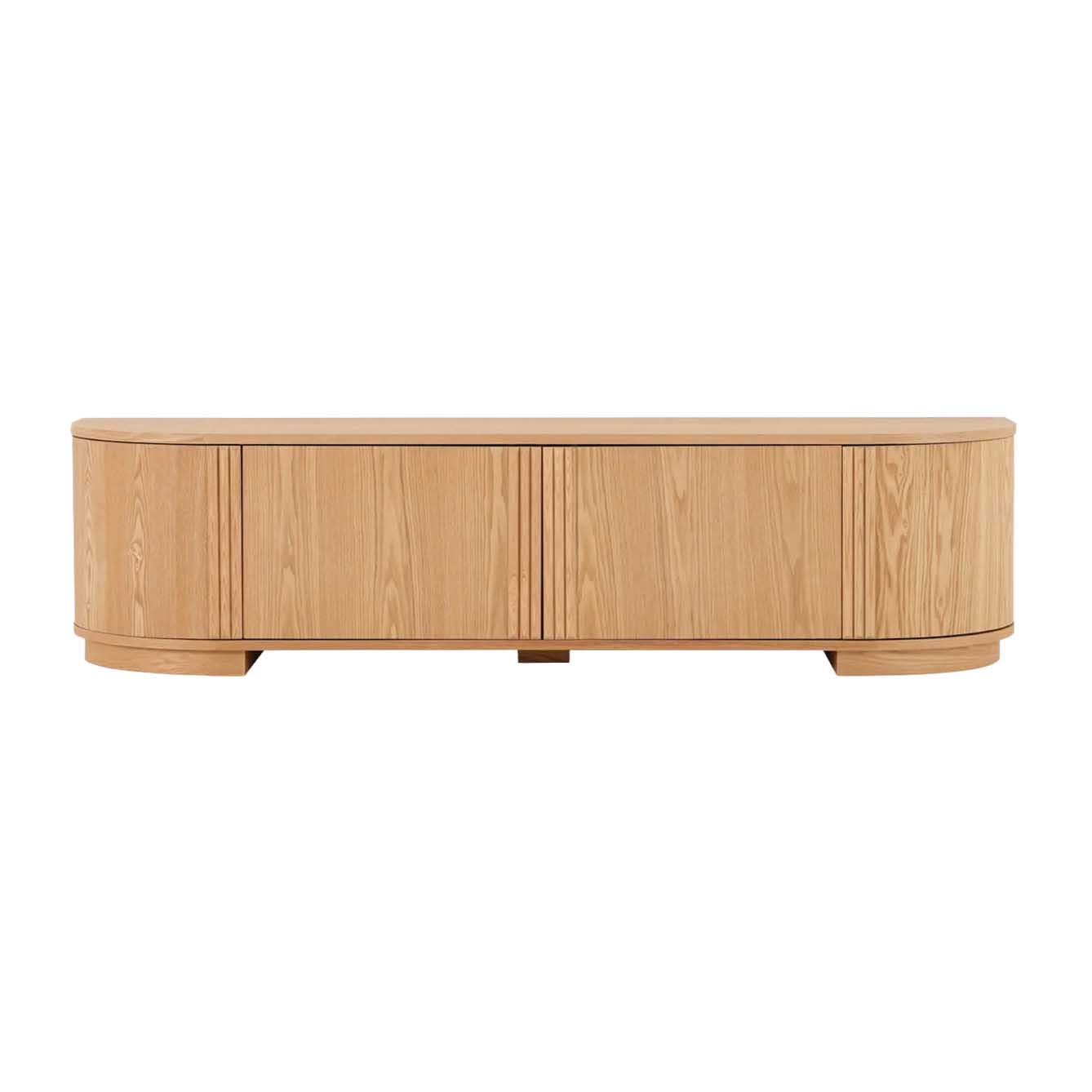 NED Collections Elm TV Unit 160cm - Natural