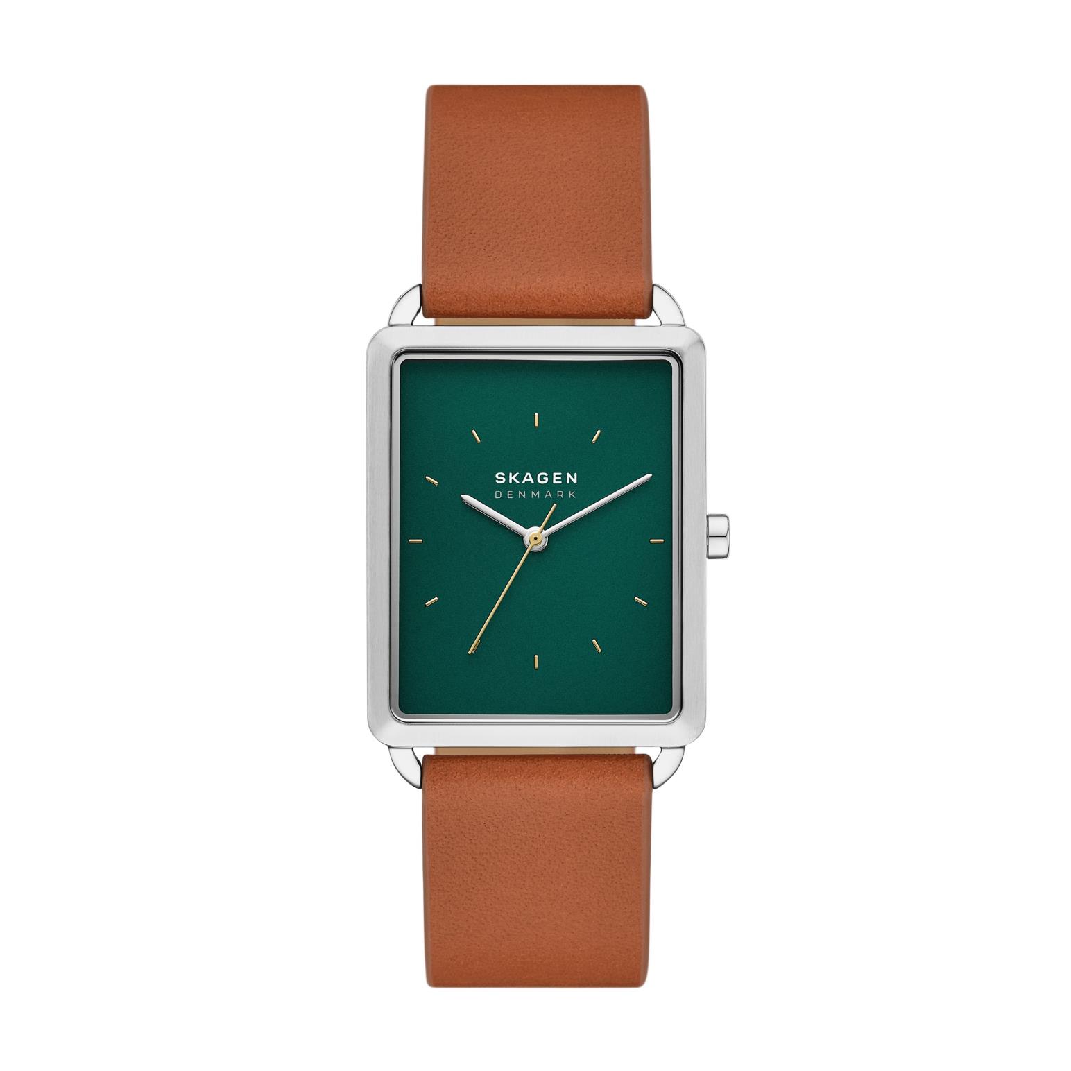 Skagen Hagen Brown Leather Watch SKW6931