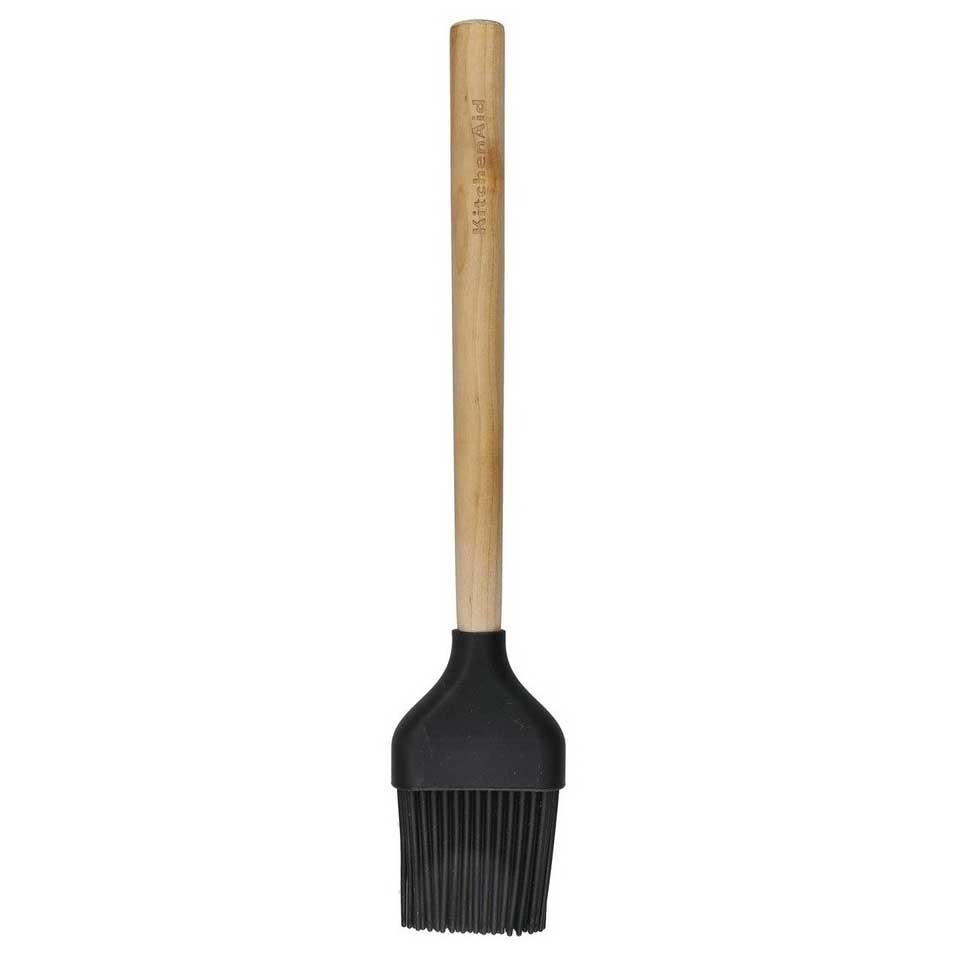KitchenAid Maple Wood Basting Brush Silicone