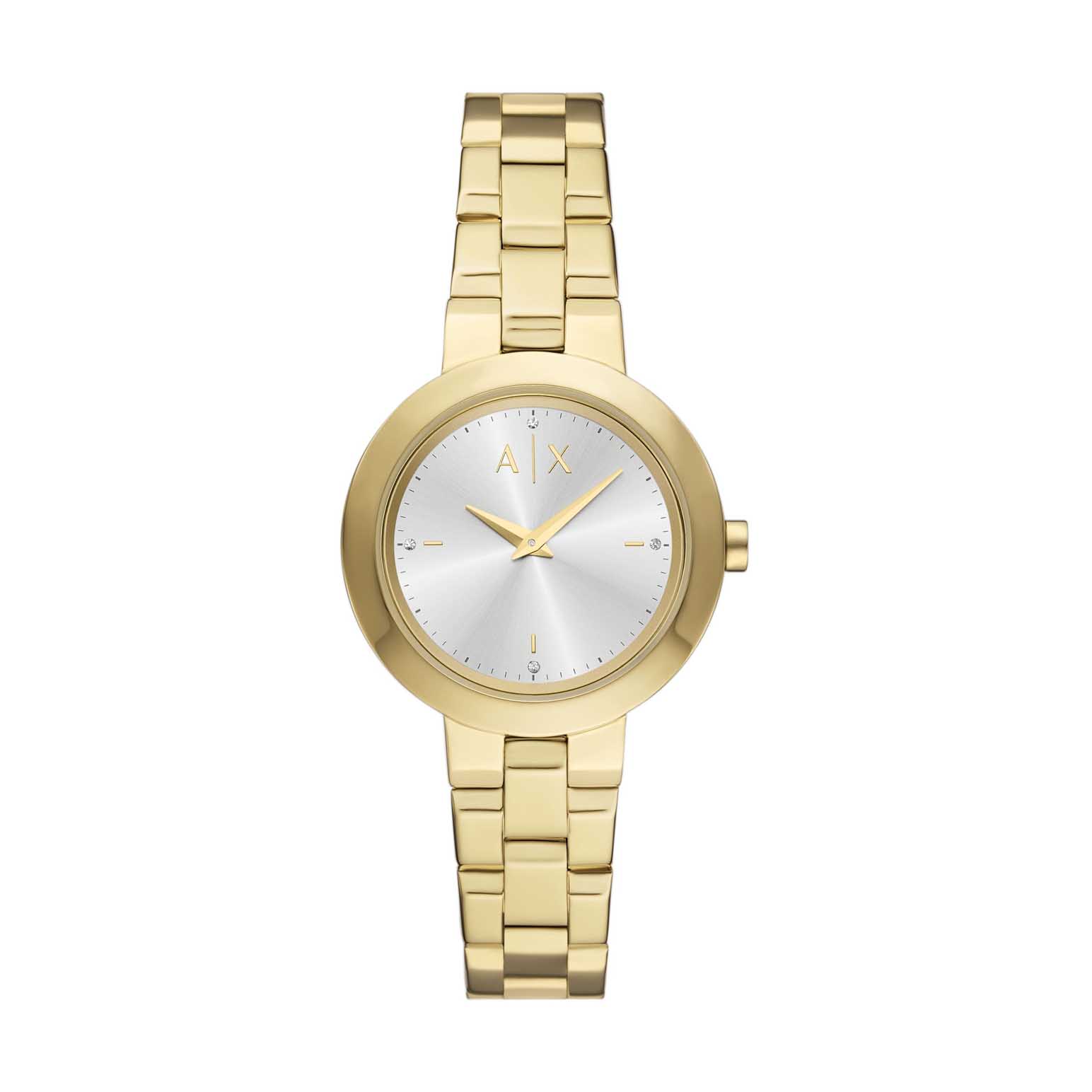 Armani Exchange Two-Hand Gold-Tone Stainless Steel Watch AX5180