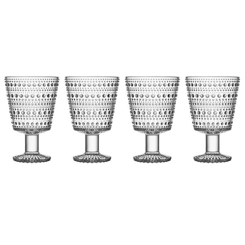iittala Kastehelmi Universe Glass 260ml Clear Set of 4