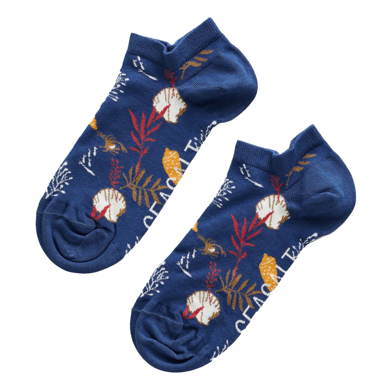 Seasalt Cornwall Women s Bamboo Arty Trainer Socks Sea Holly Dusk Ballantynes Department Store