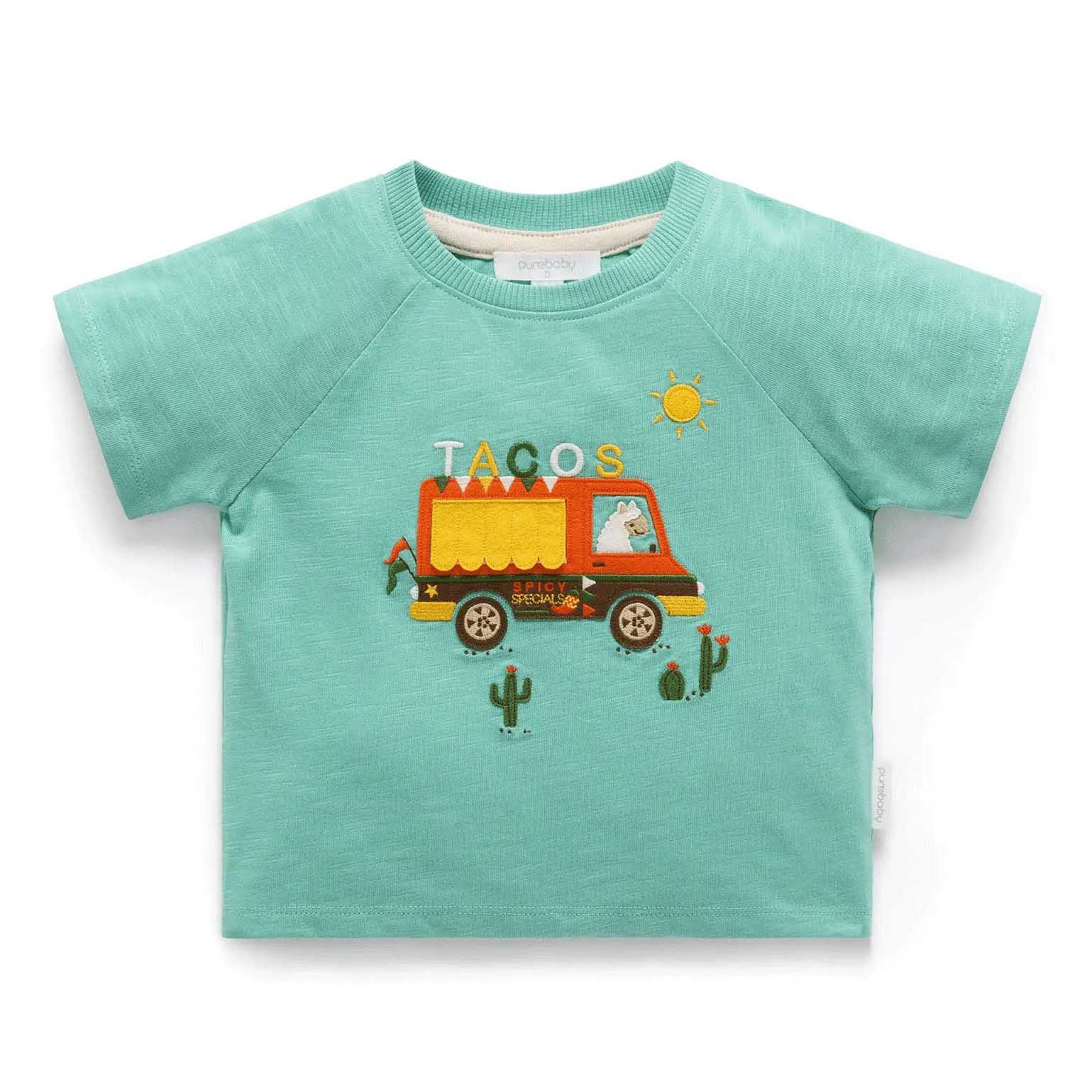 Purebaby Taco Truck Relaxed Tee