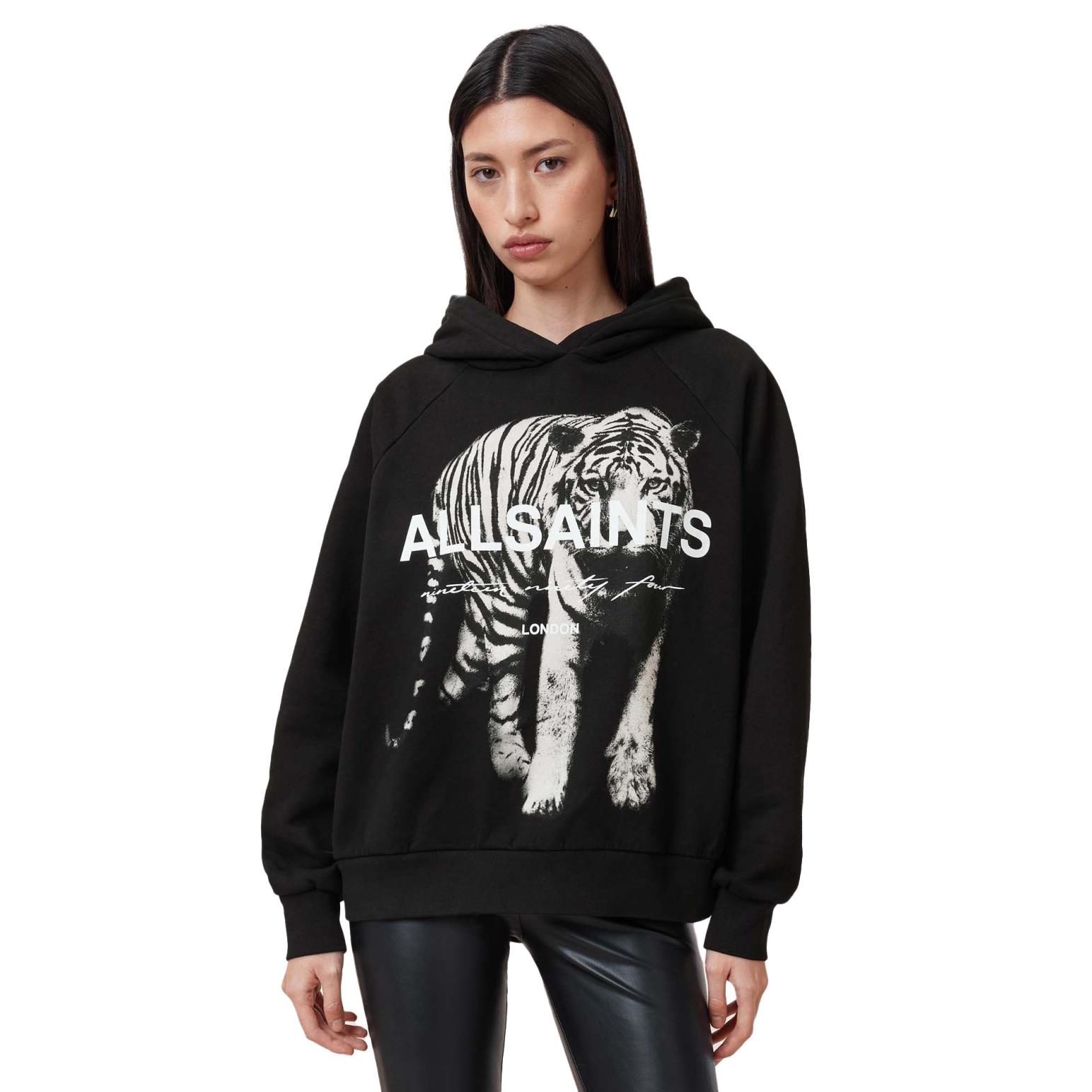 AllSaints Kit Talon Tiger Print Hoodie