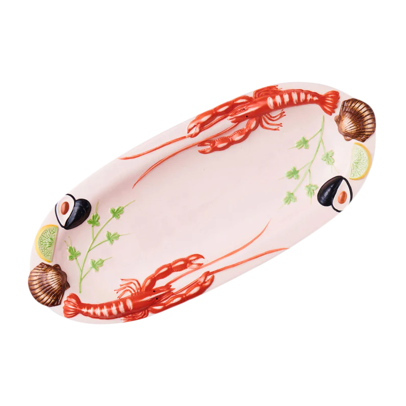 Kip&Co Lobster Bisque Oval Platter Small