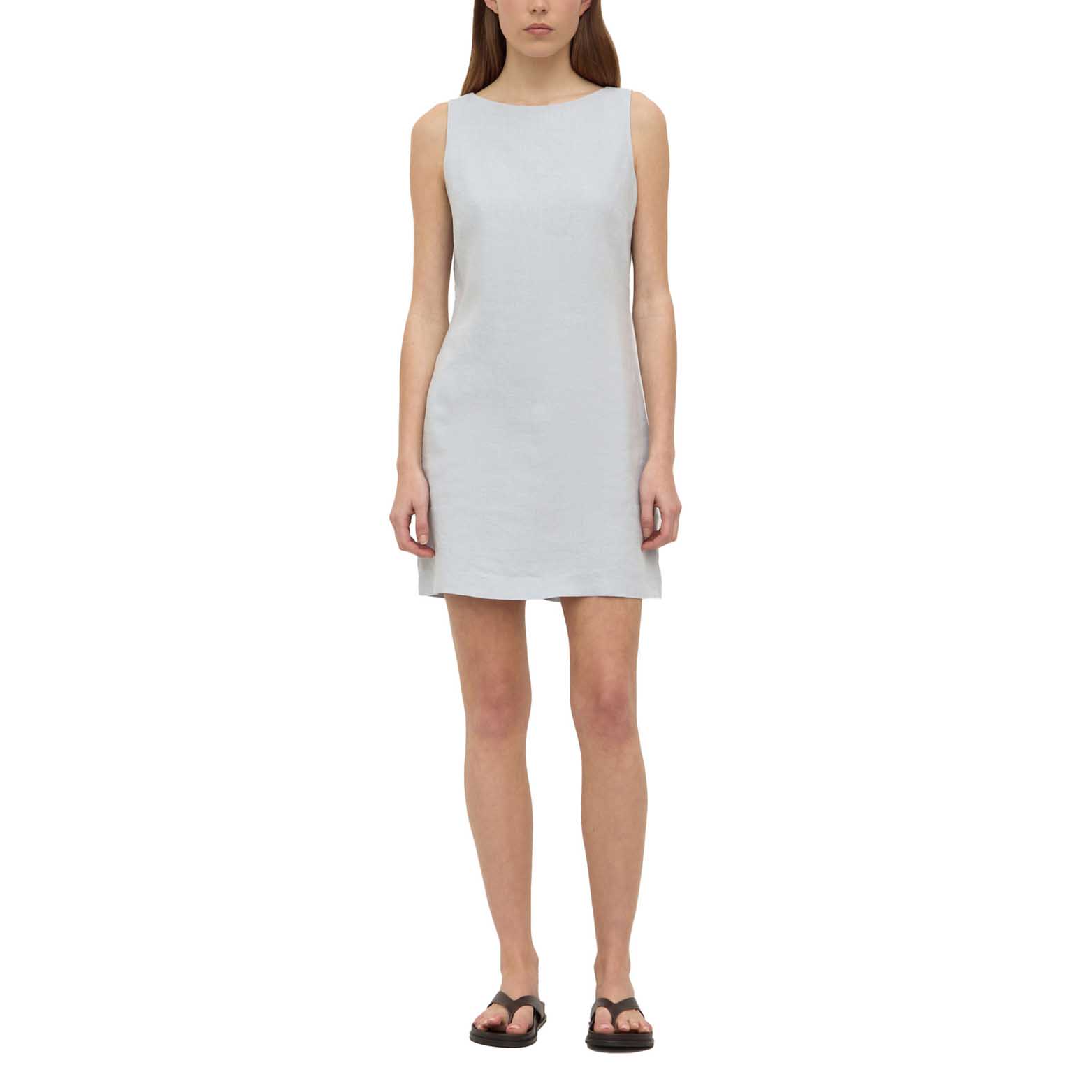 Assembly Label Nadine Linen Mini Dress Cloud
