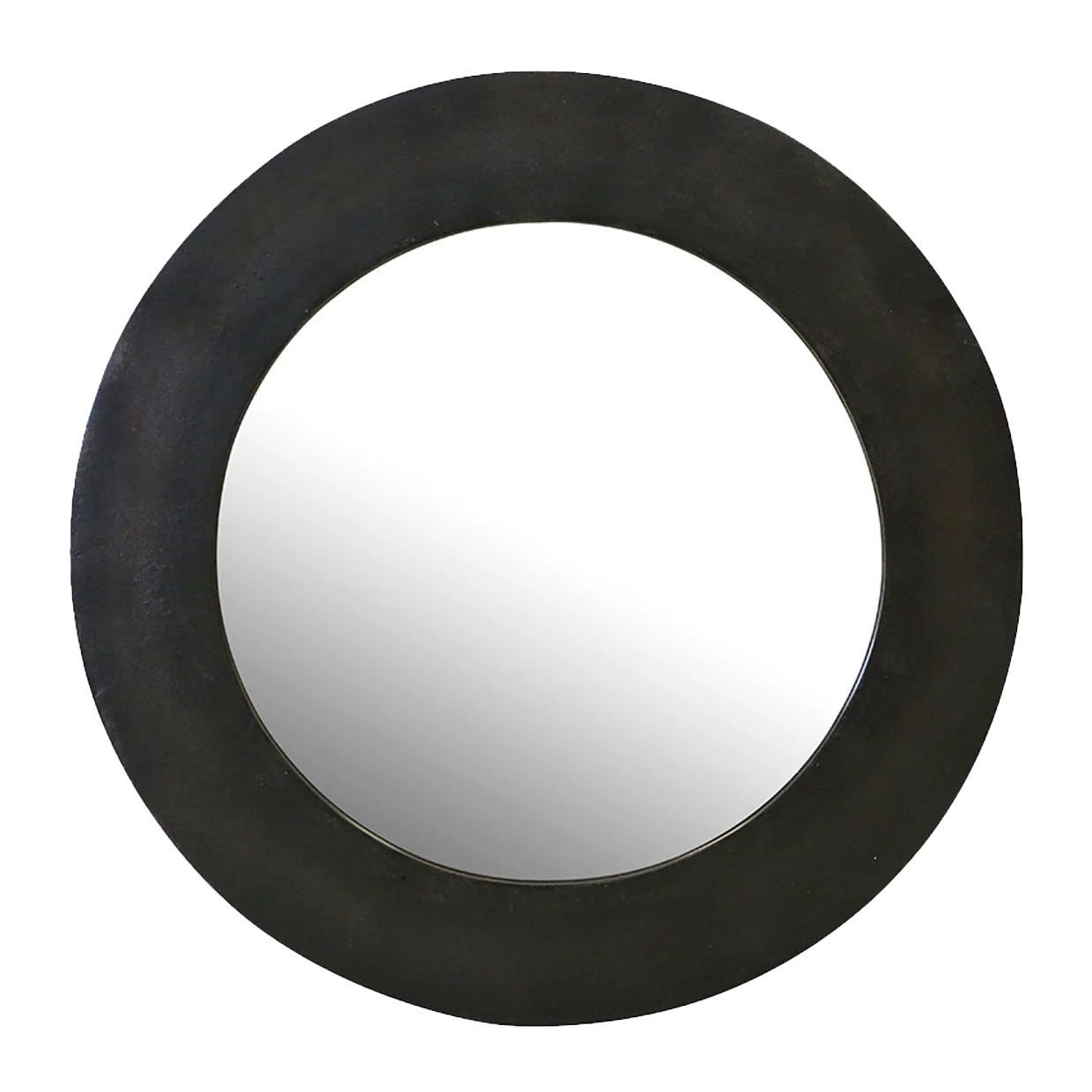 CC Interiors Round Mirror in Bronze Finish