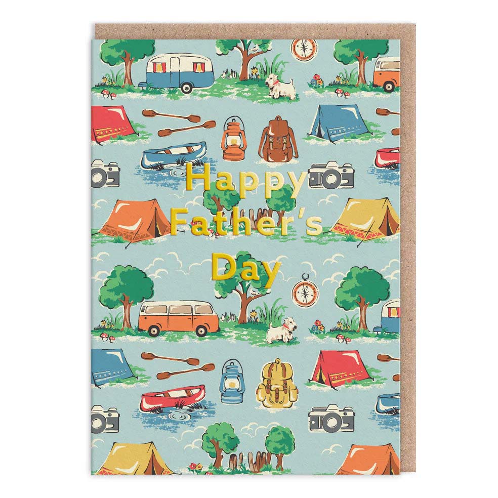 Cath Kidston Camping Father's Day Card