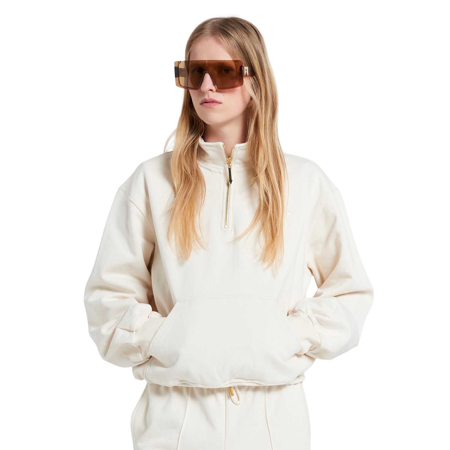Karen Walker Runaway Scrawl Zip-Up Sweatshirt
