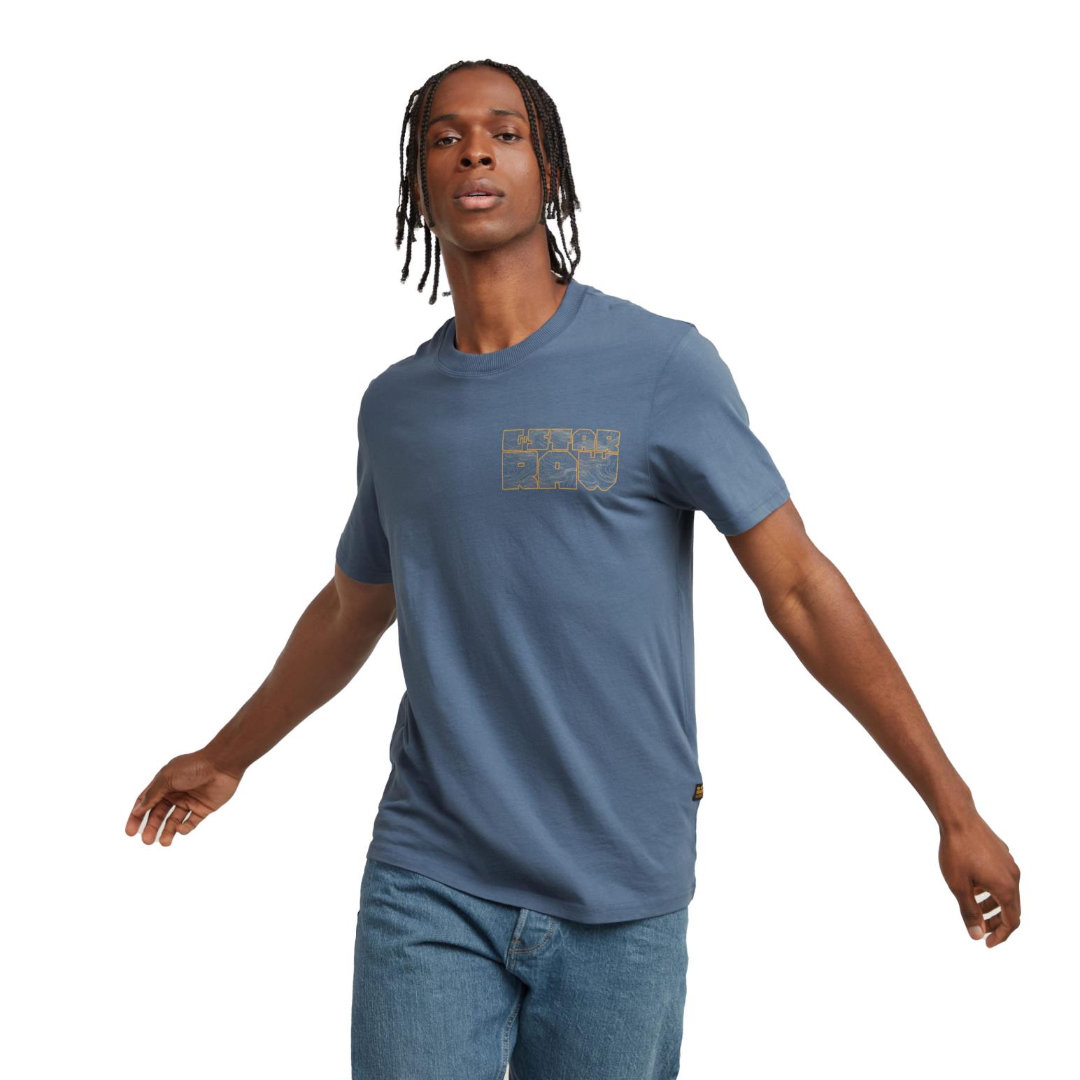G-Star Topography Chest Graphic Slim T-Shirt