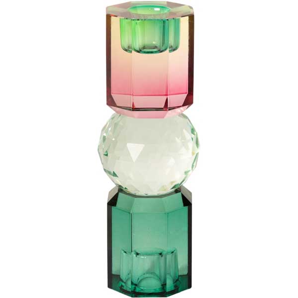 Eja Crystal Candle Holder