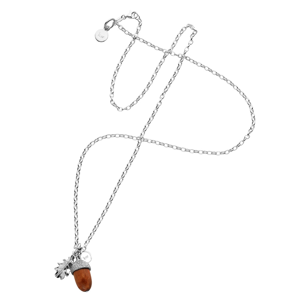 Karen Walker Acorn Pendant - Wood
