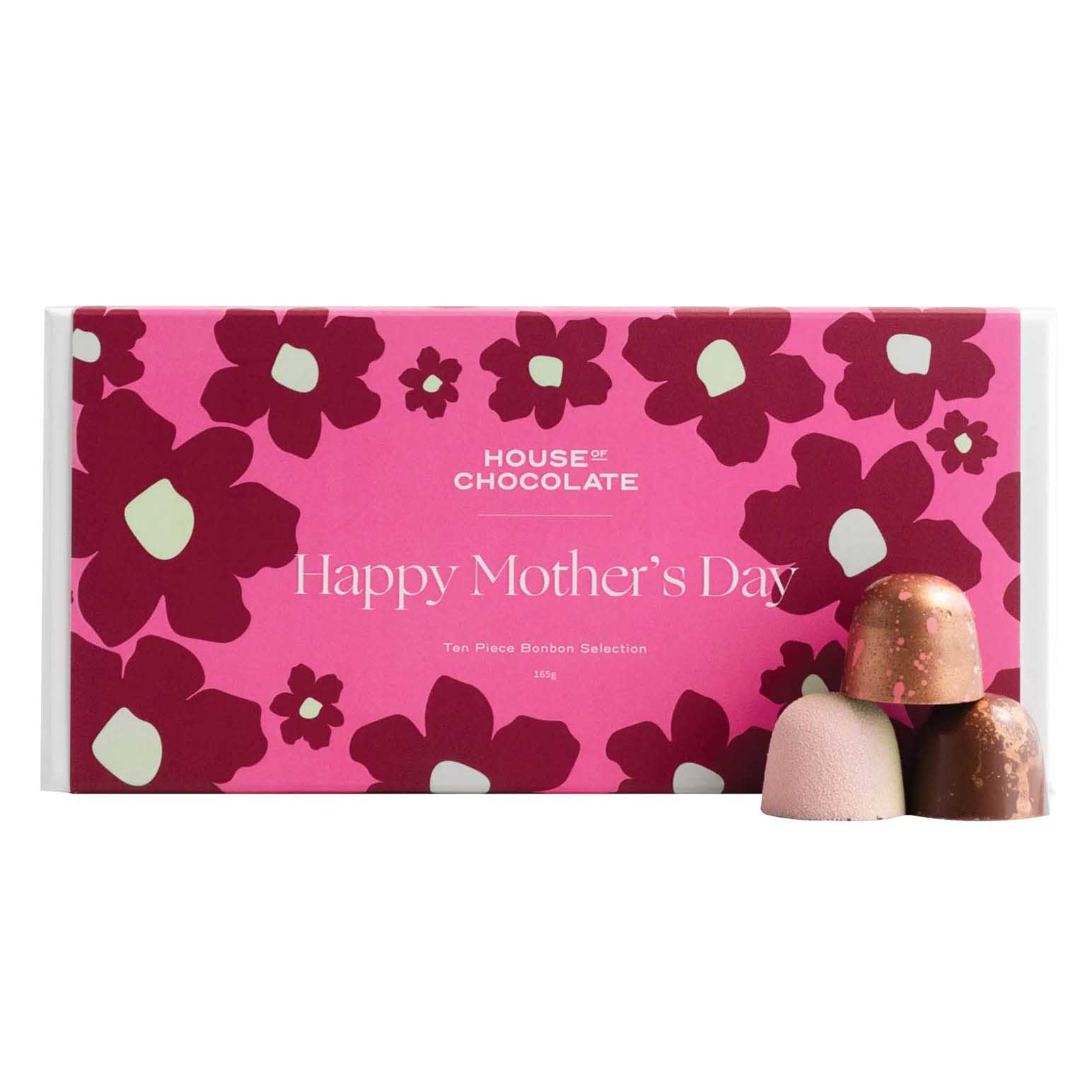 House of Chocolate Happy Mother's Day Ten Piece Bonbon Selection