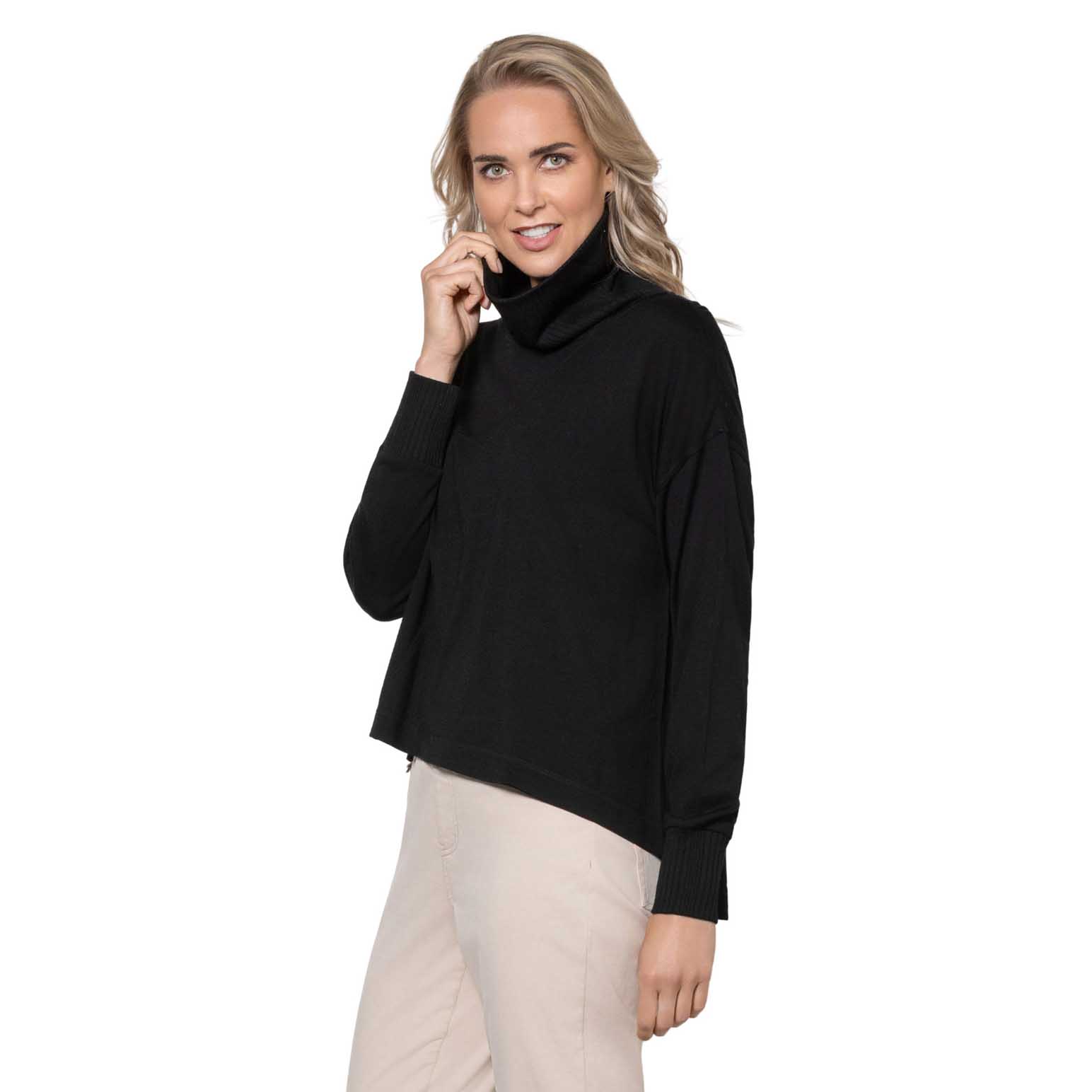 B Essentials by Ballantynes Pannelled Jumper