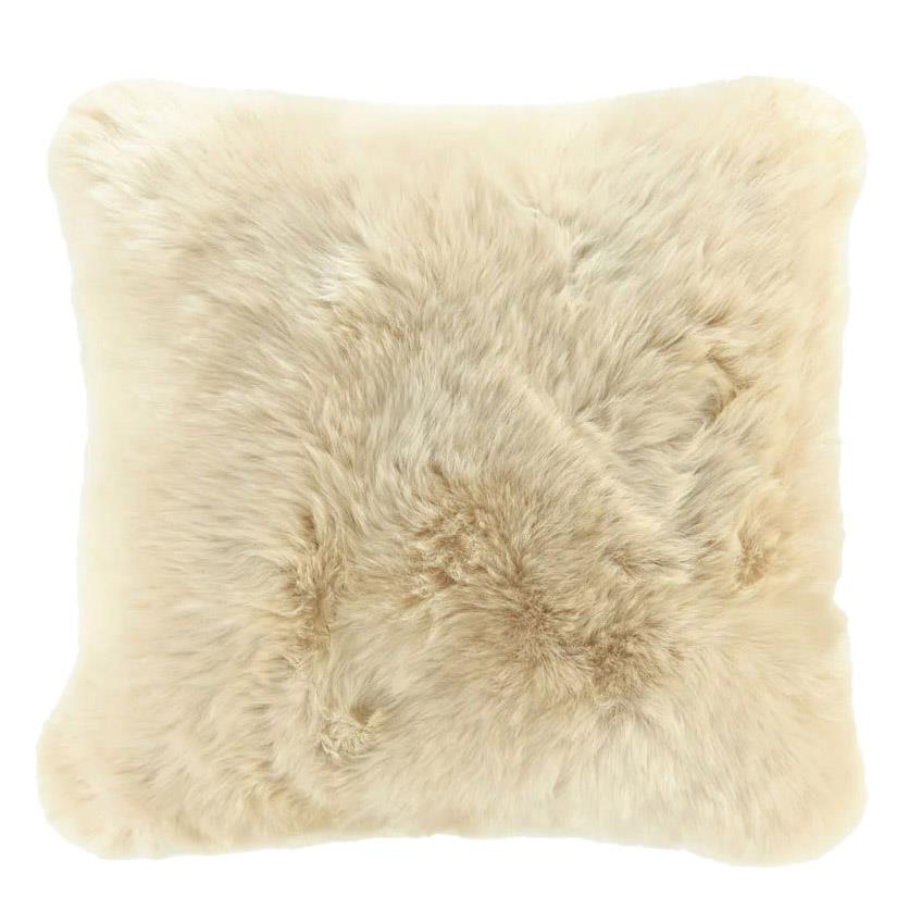 MM Linen NZ Wool Sheepskin Cushion 50x50