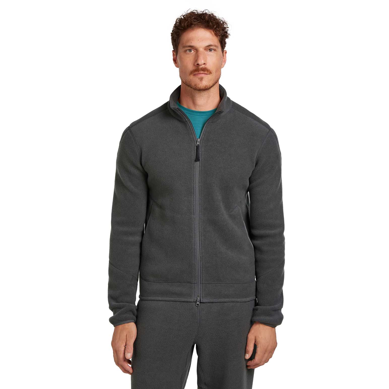 Icebreaker M Merino Blend 800 RealFleece Classic Pile LS Zip