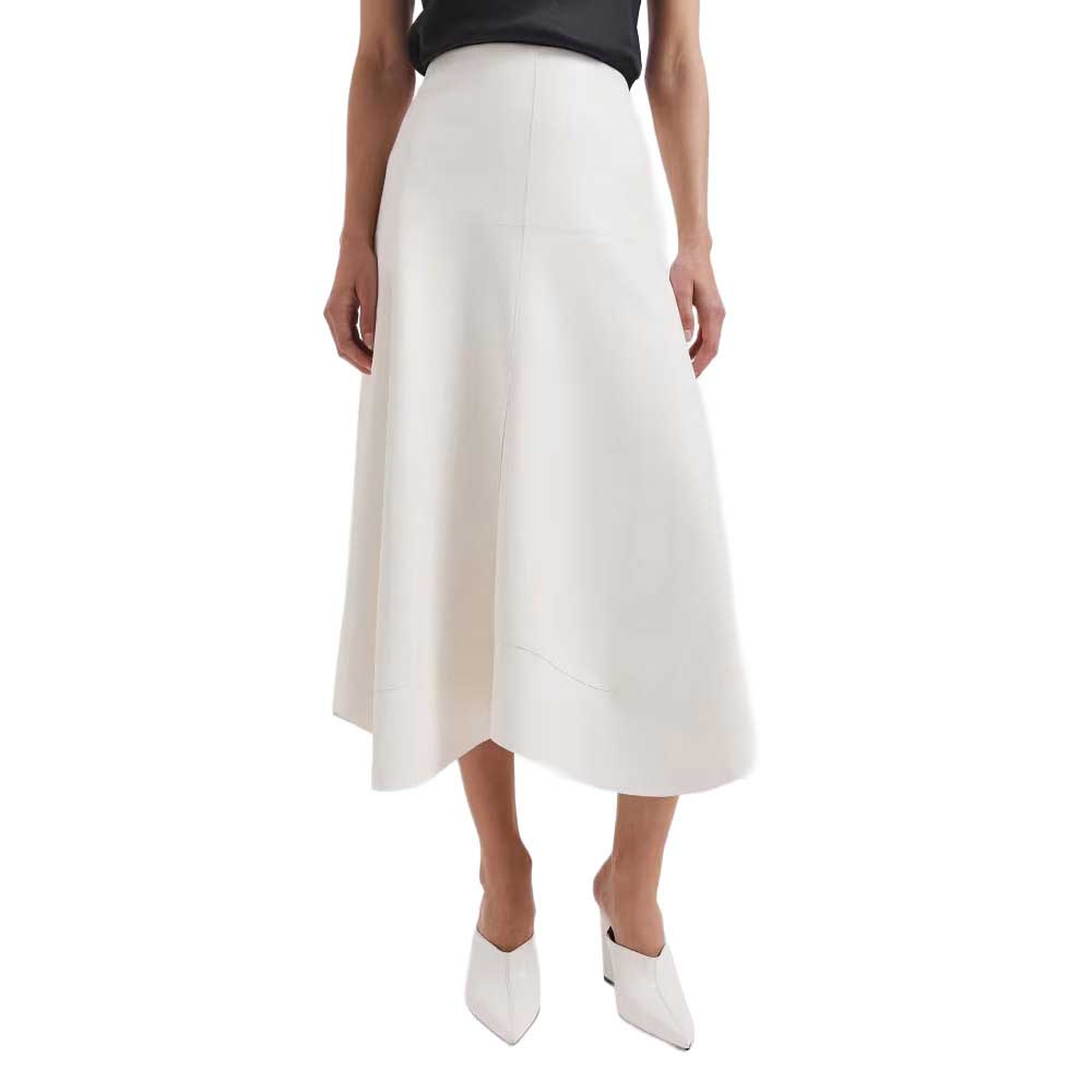 SABA Viv Faux Leather Midi Skirt
