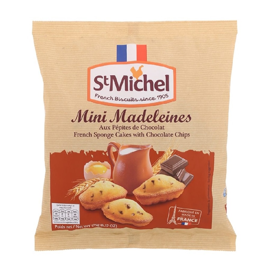 La Fromagerie St Michel Madeleines Choc Chip Bag 175G