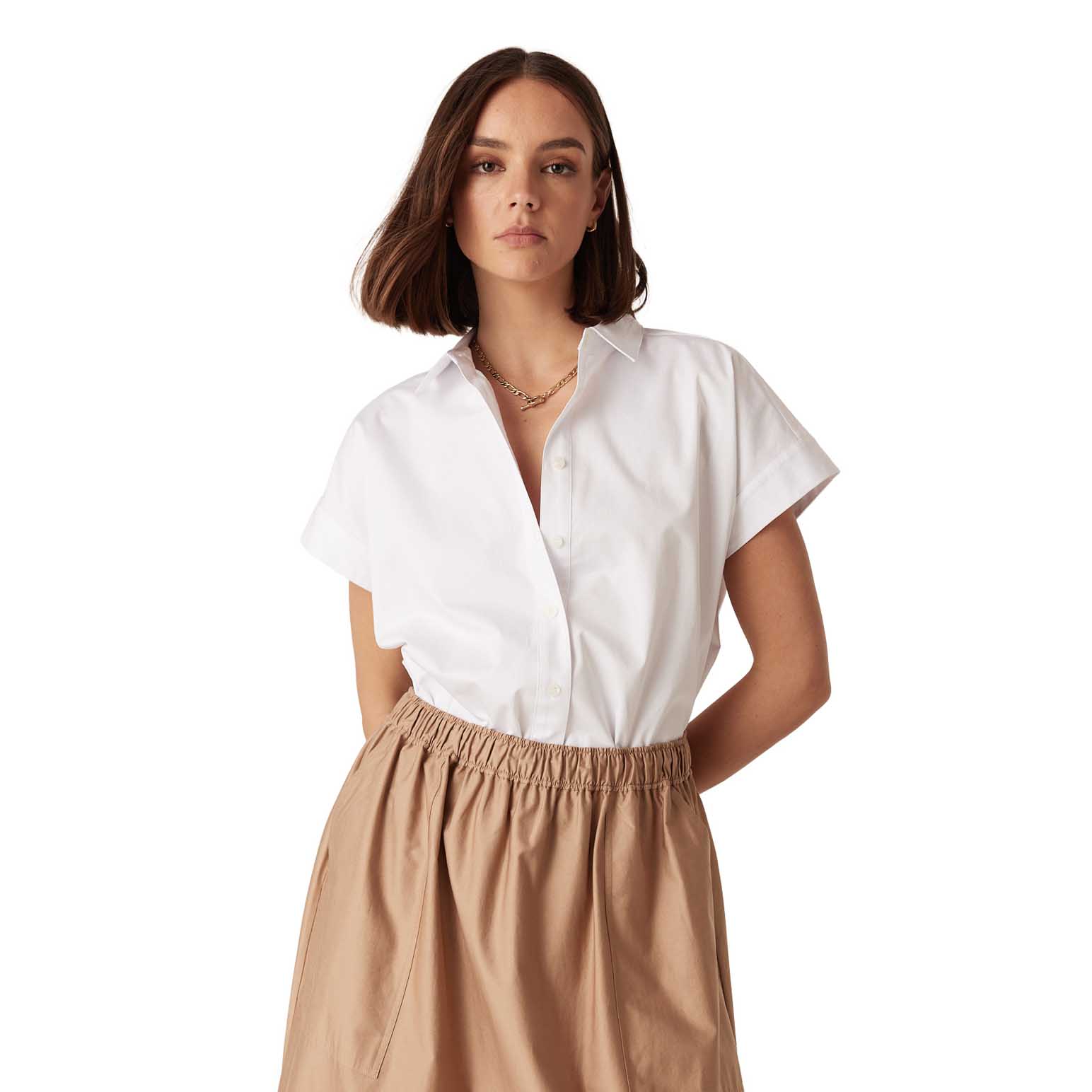 Cable Pima Cotton Shirt