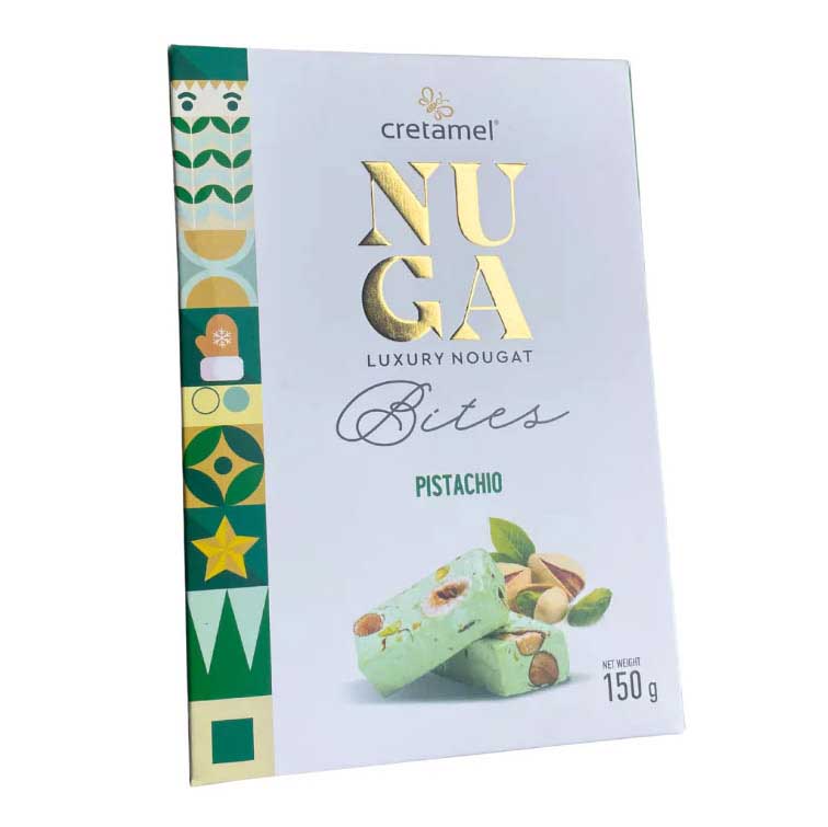 Cretamel Luxury Nougat Bites Pistachio 150g