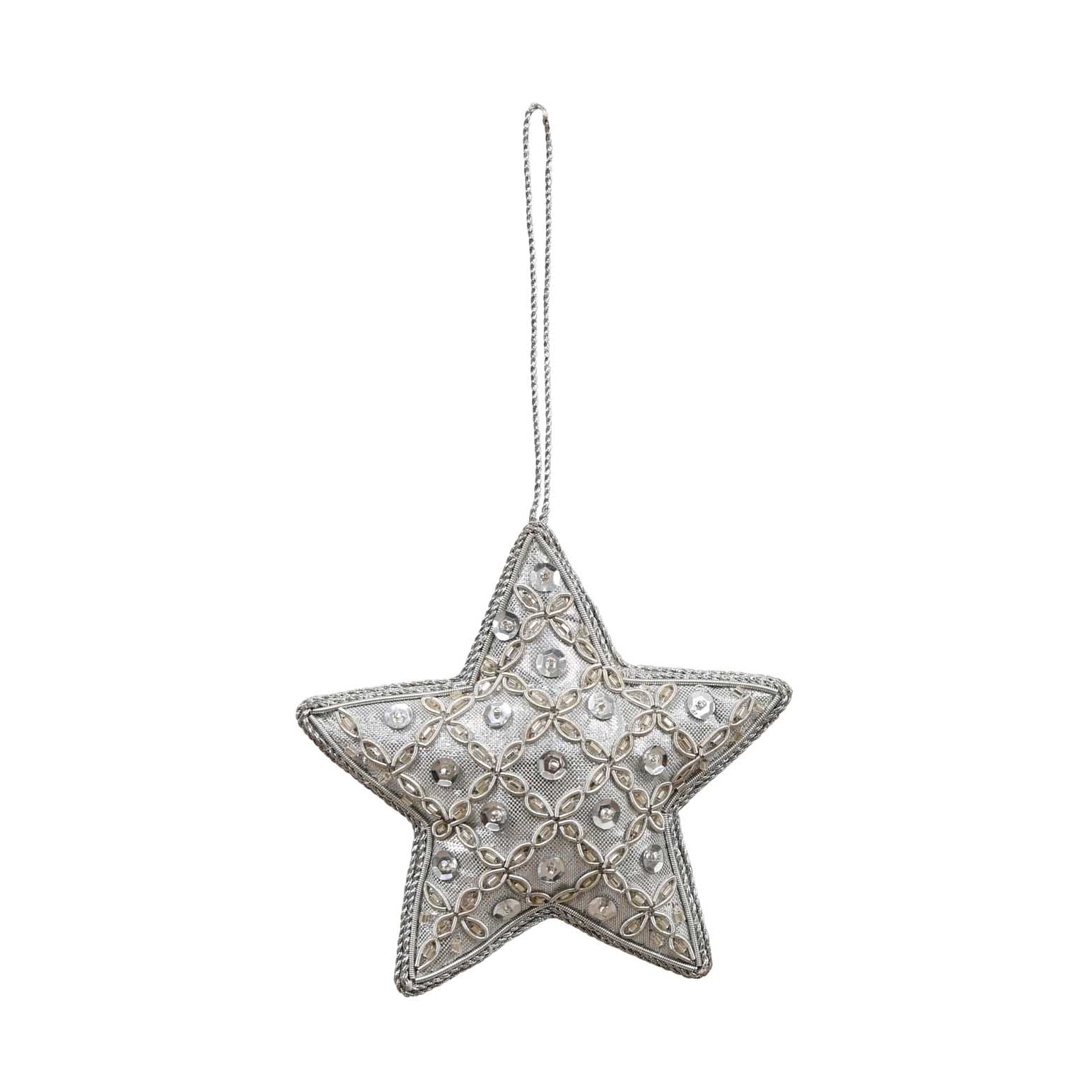 Maytime Majestic Hanging Diamond Star - Silver