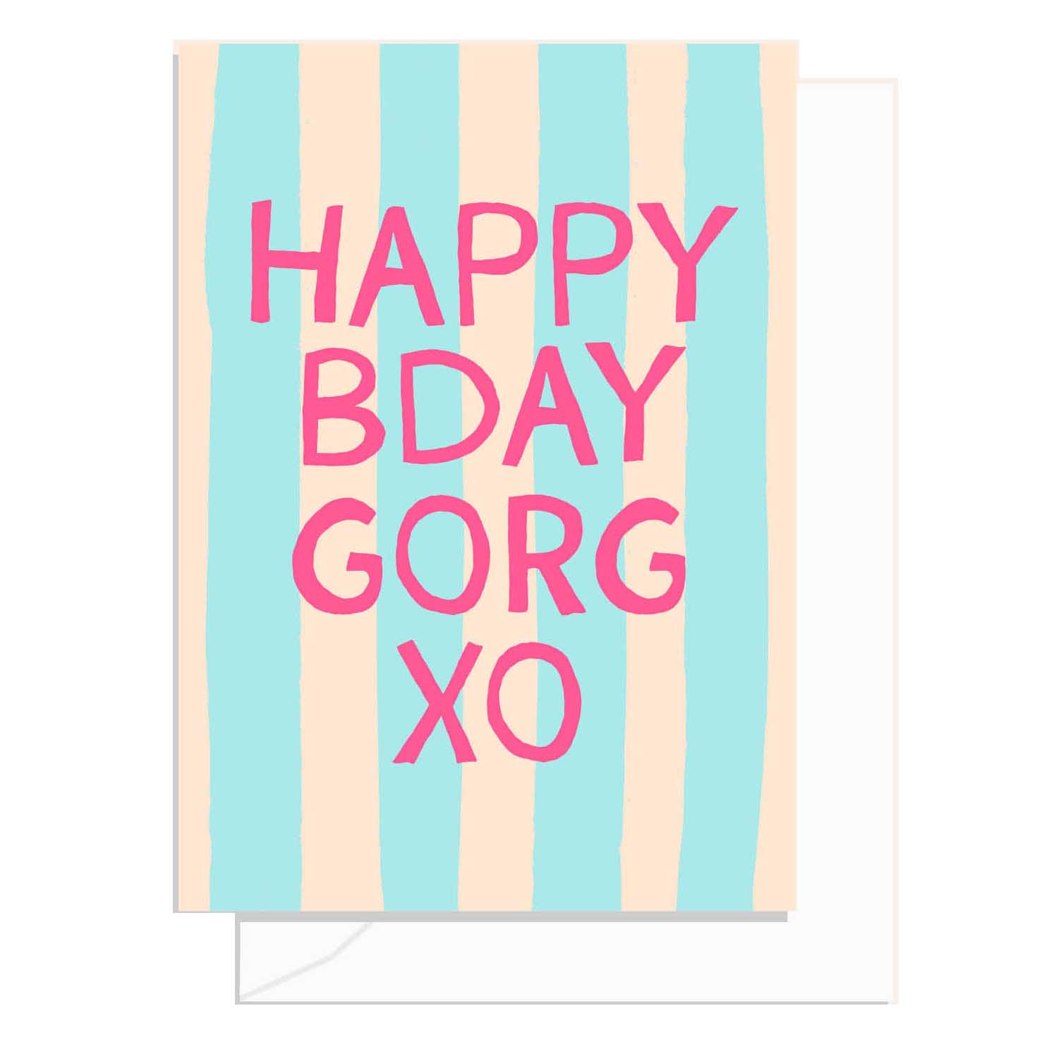 Elm Paper Beach Club Birthday Gorg Card