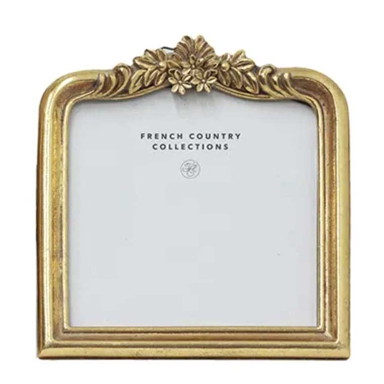 French Country Floral Shaped Frame 5x5