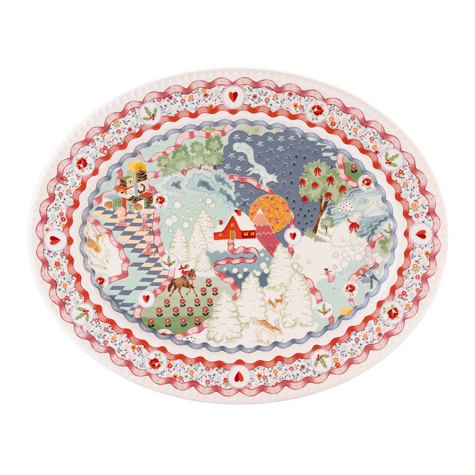 Cath Kidston Xmas Journey Platter