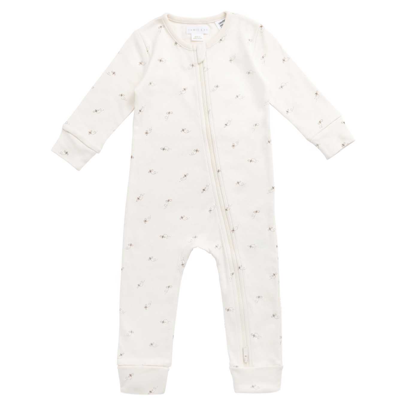 Jamie Kay Organic Cotton Reese Zip Onepiece